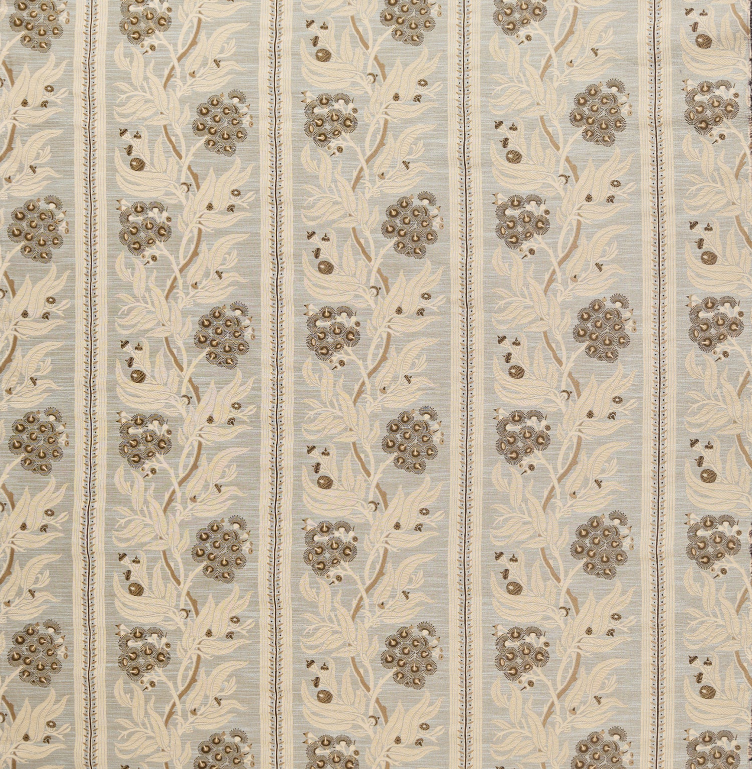 Gum Blossom Stripe Natural Performance Fabric
