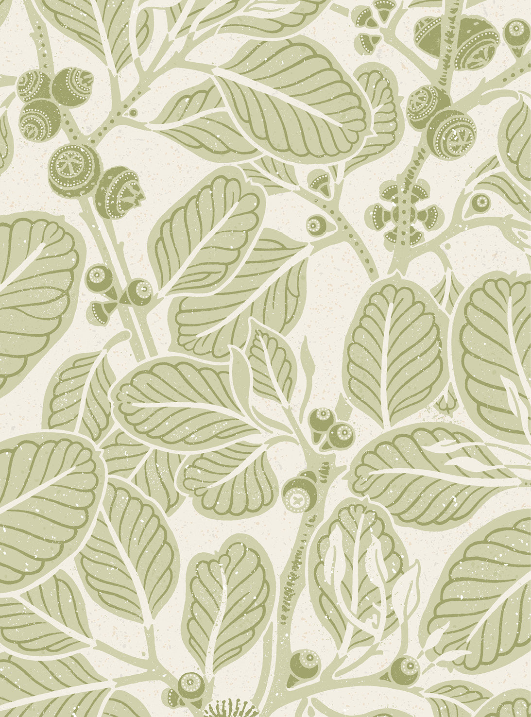Stringybark Green Wallpaper Swatch/Memo