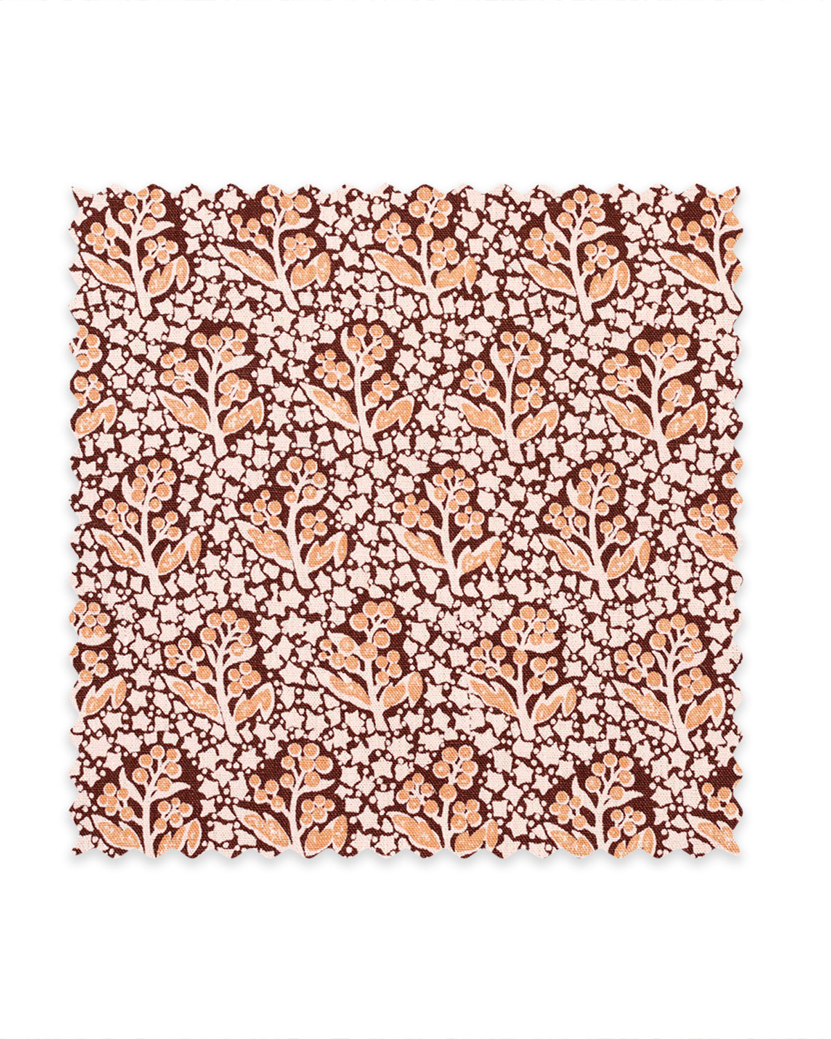 Acacia Cocoa Linen Swatch