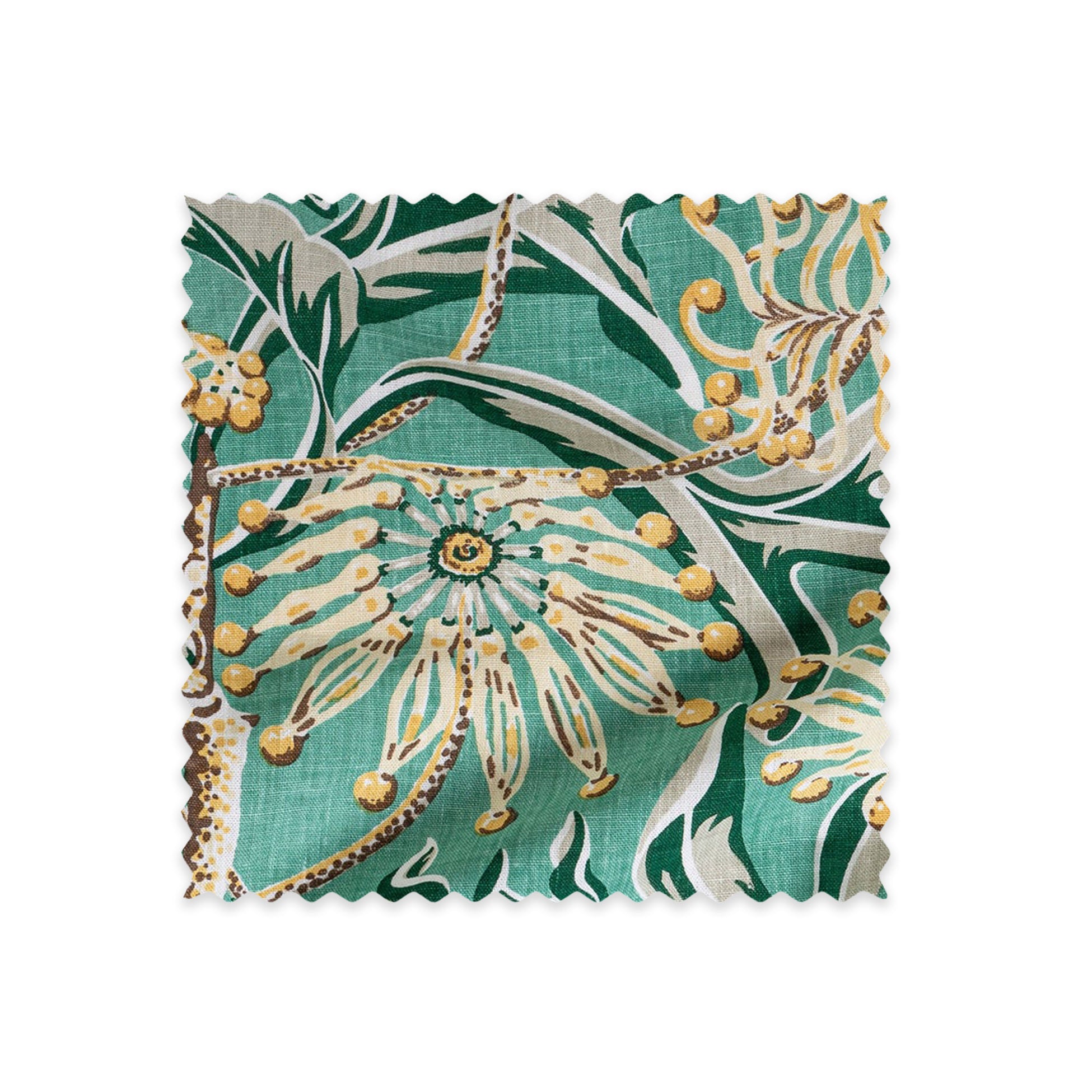 Firewheel Garden Linen Swatch