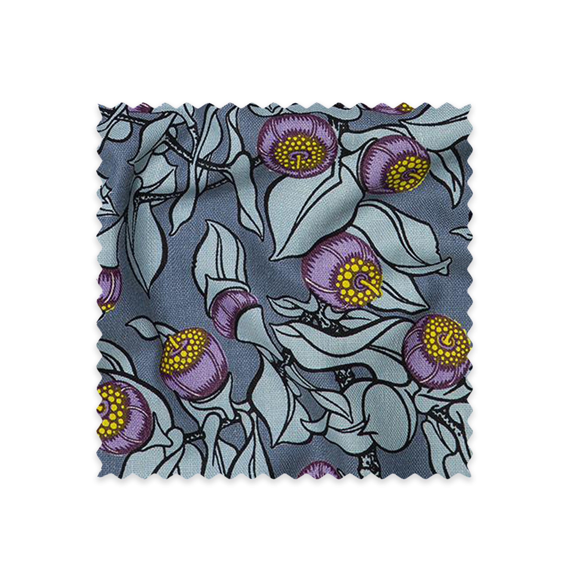 Mottlecah Violet Linen Swatch