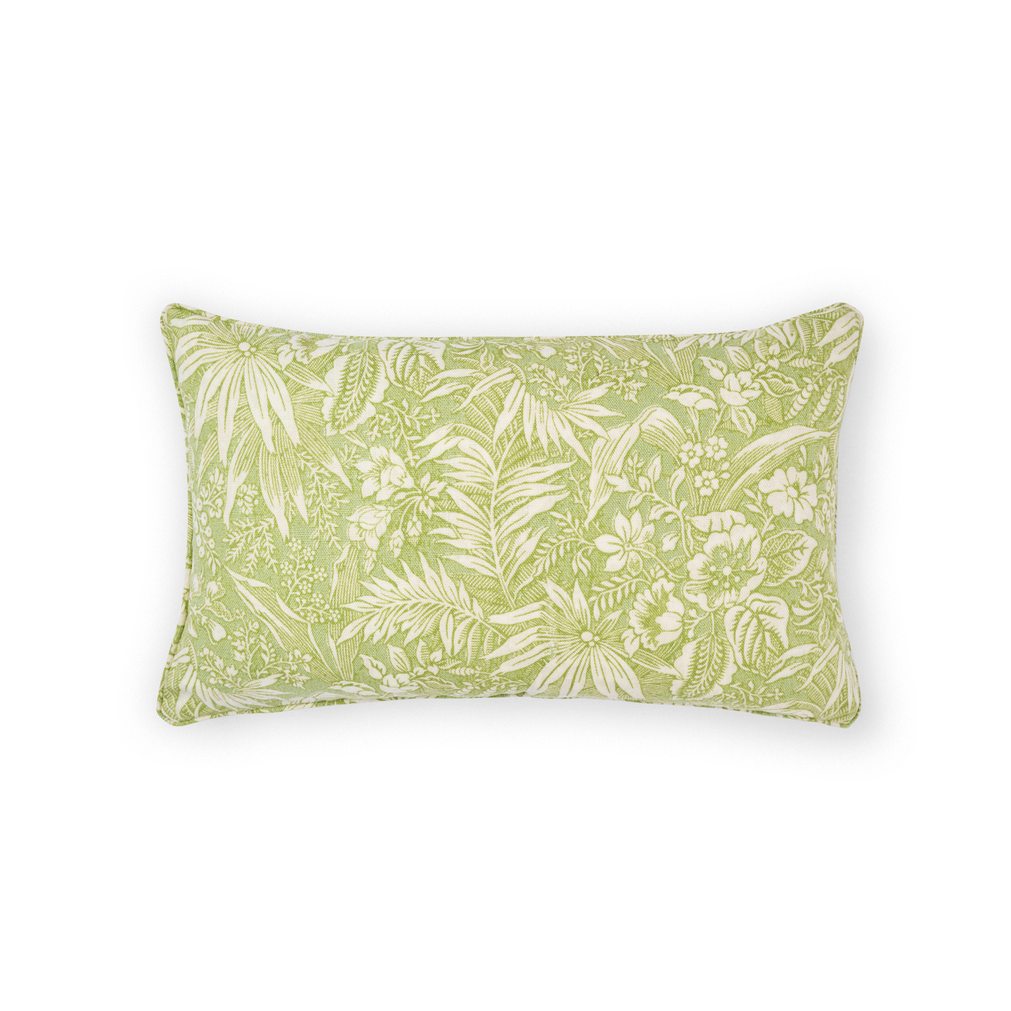 Palm Grove Green Bolster Cushion Cover