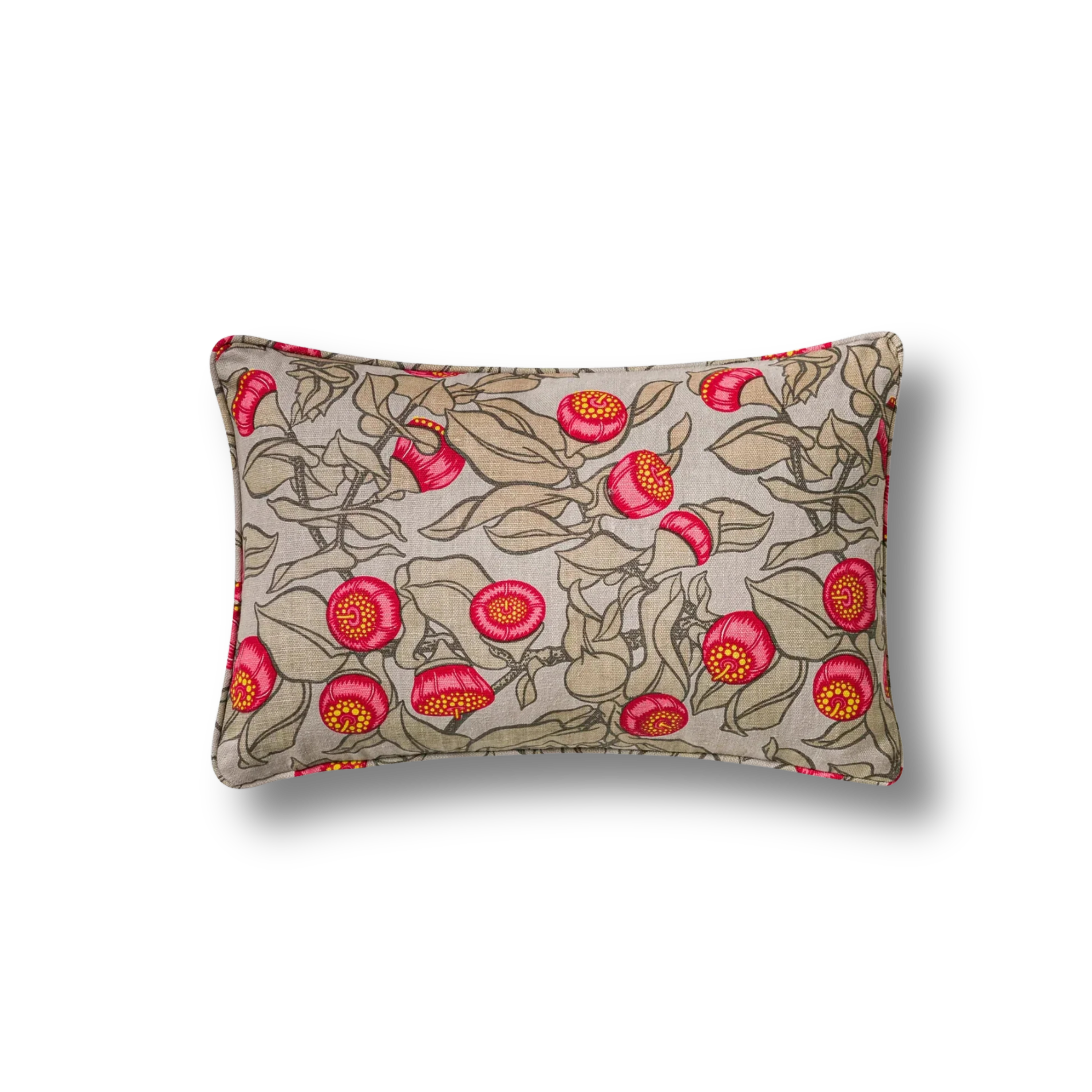 Mottlecah Grey Bolster Cushion Cover