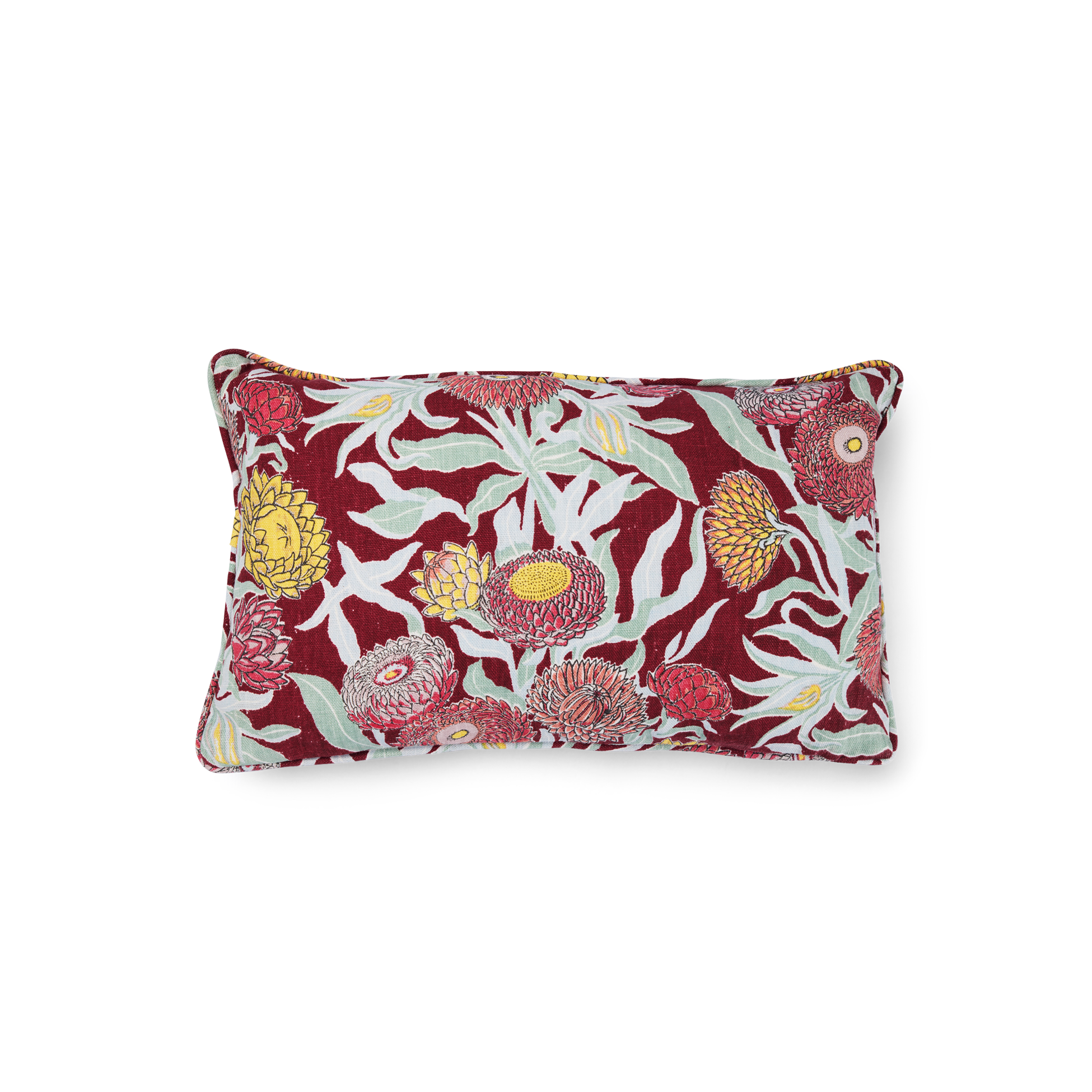 Everlasting Claret Bolster Cushion Cover