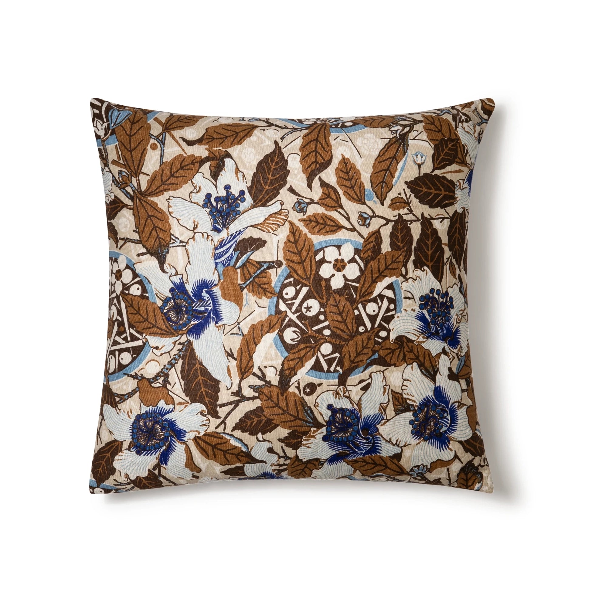 Native Hibiscus Coffee Large Cushion Cover