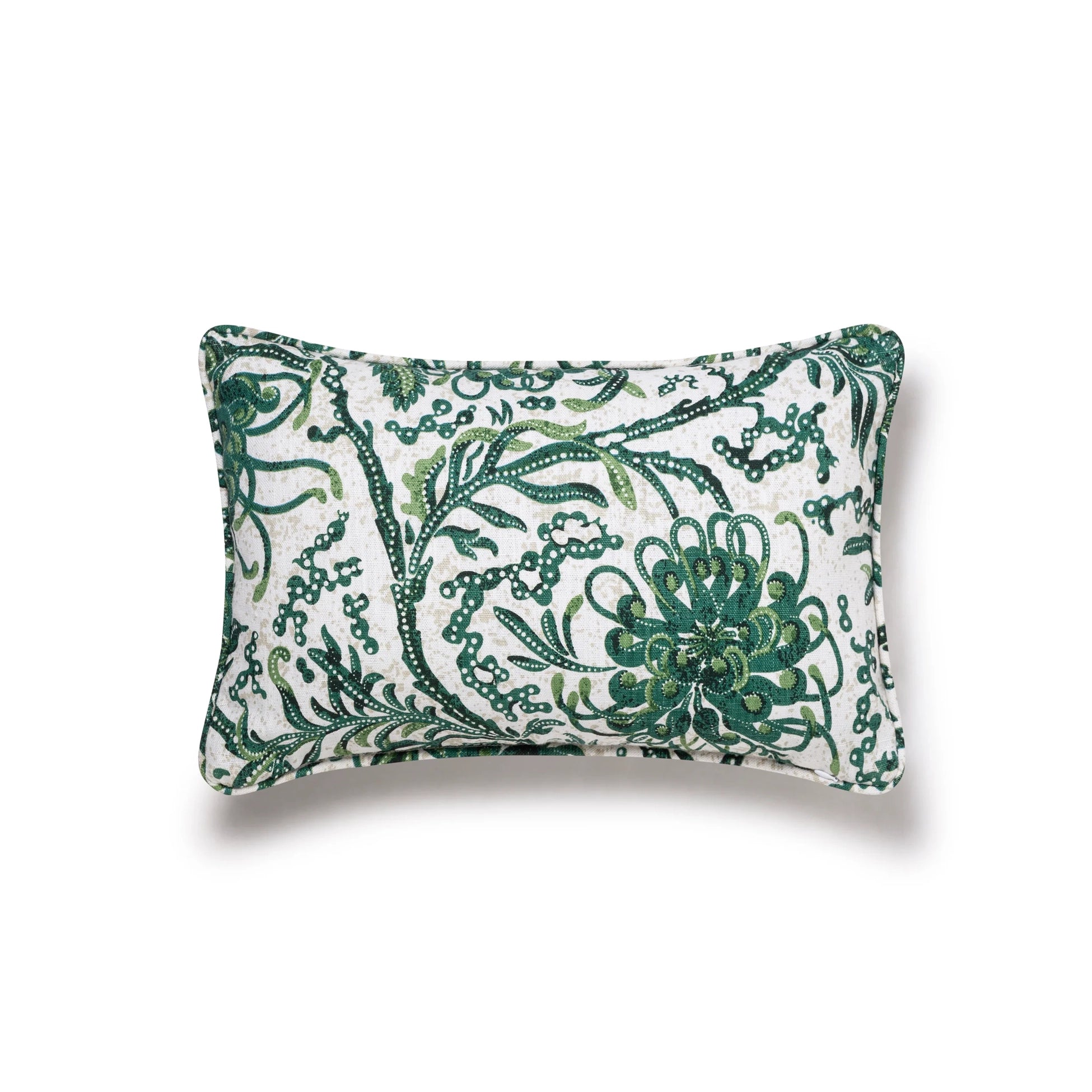 Grevillea Green Bolster Cushion Cover