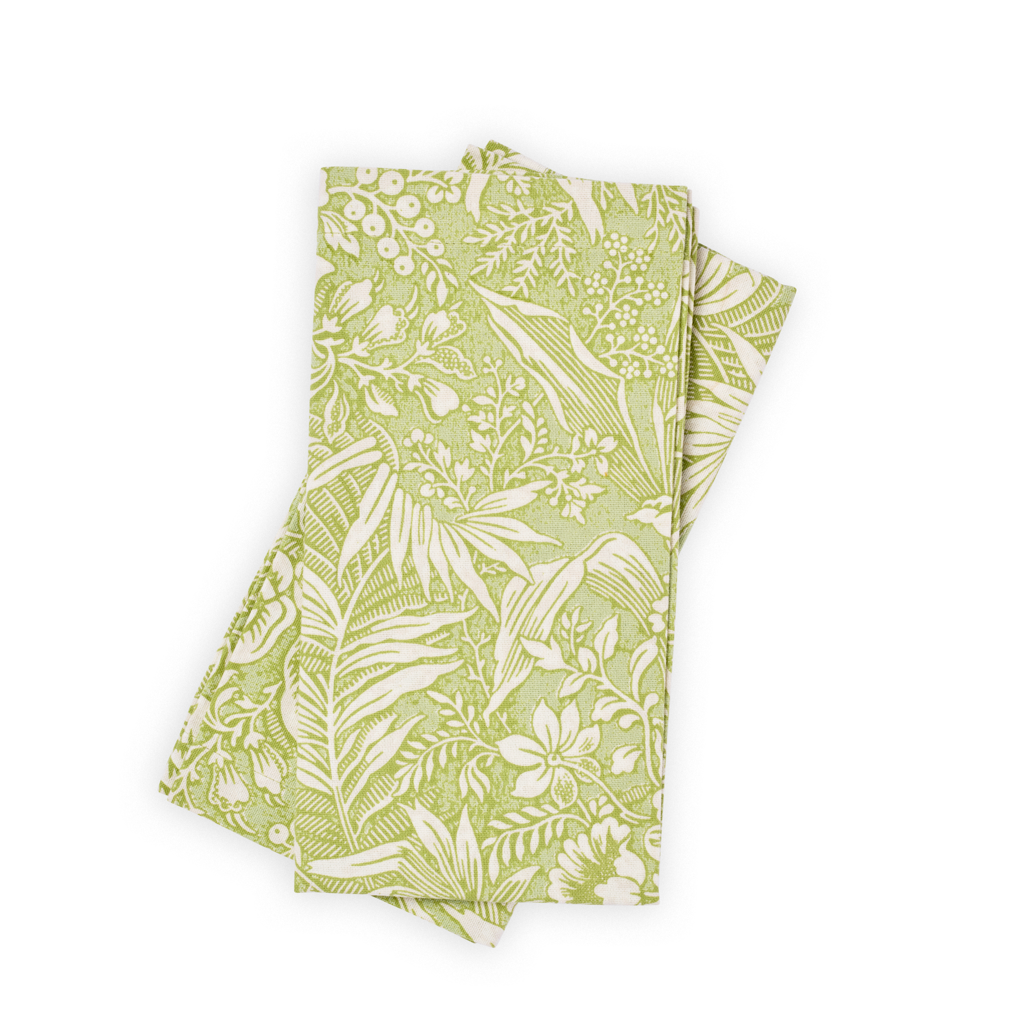 Palm Grove Green Napkin Set (2)