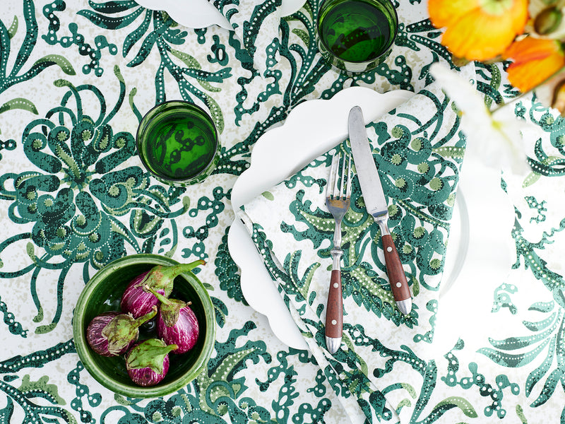 Grevillea Green Tablecloth