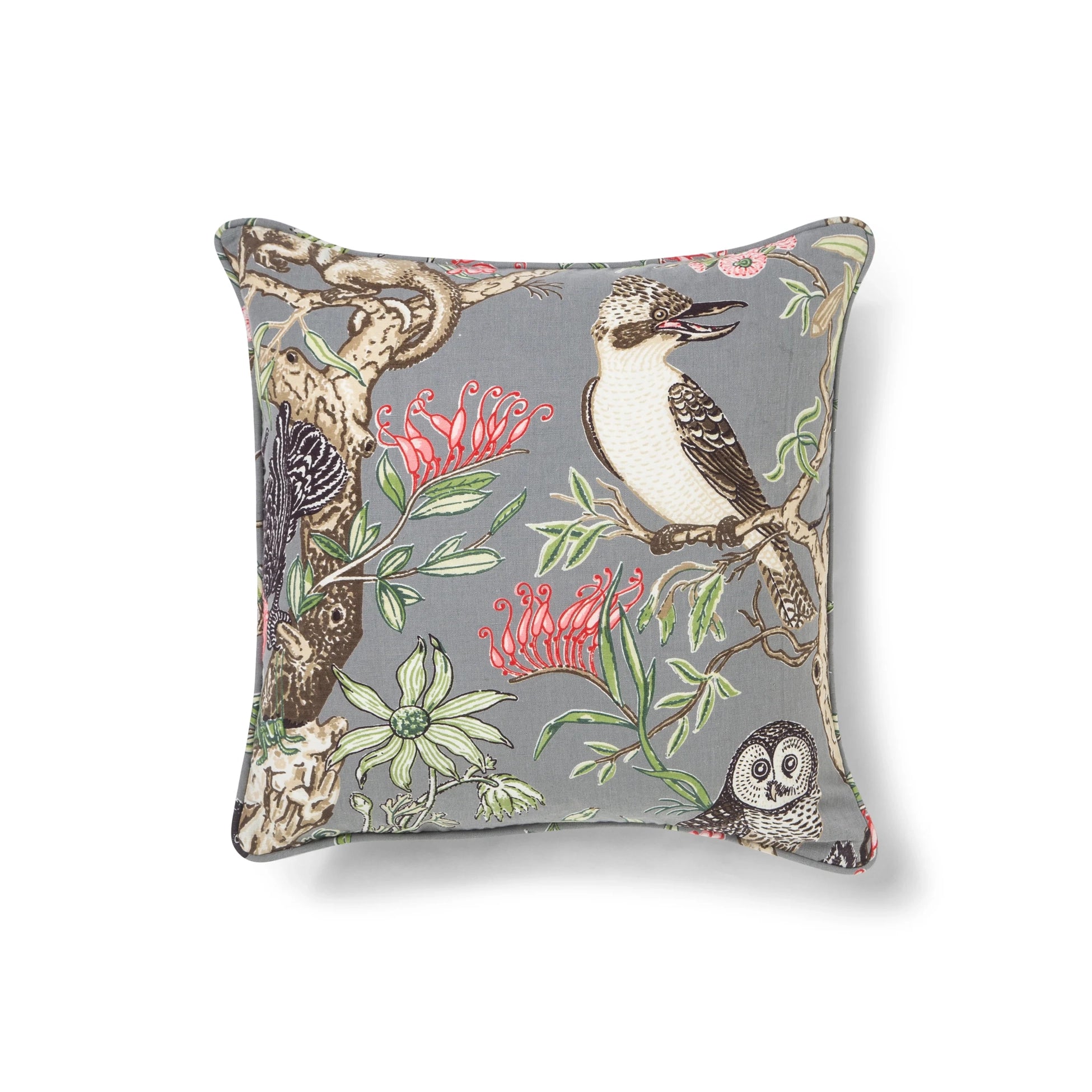 Tree of Life Earth Grey Medium Cushion Cover