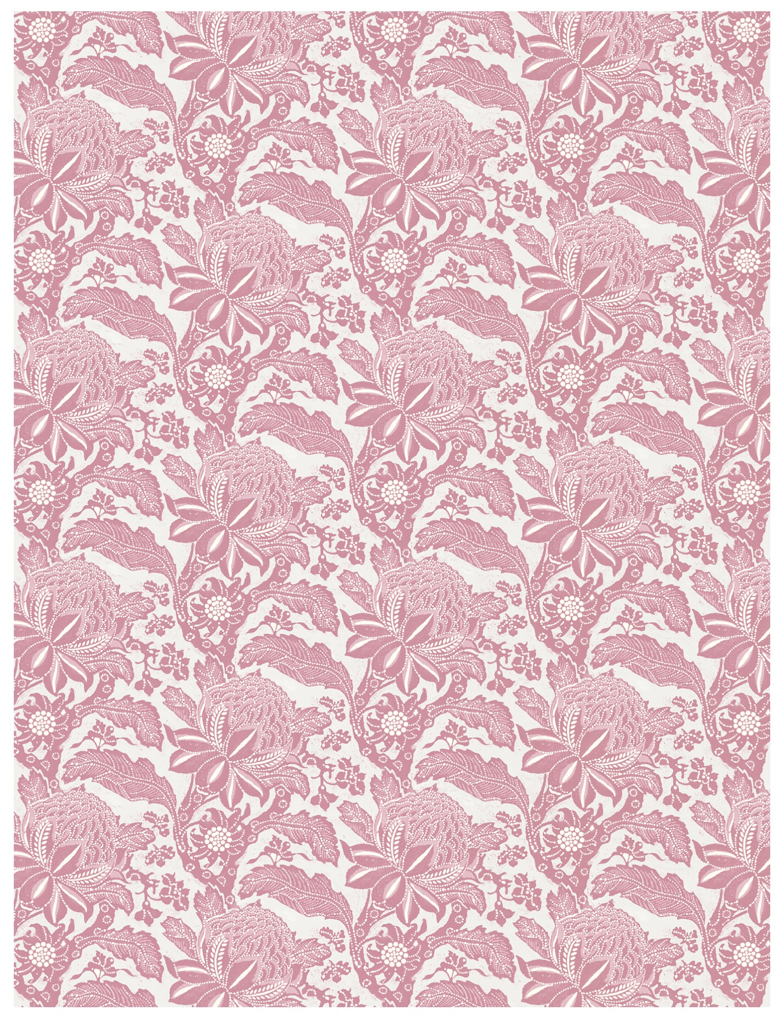Waratah Pink Wallpaper Swatch/Memo