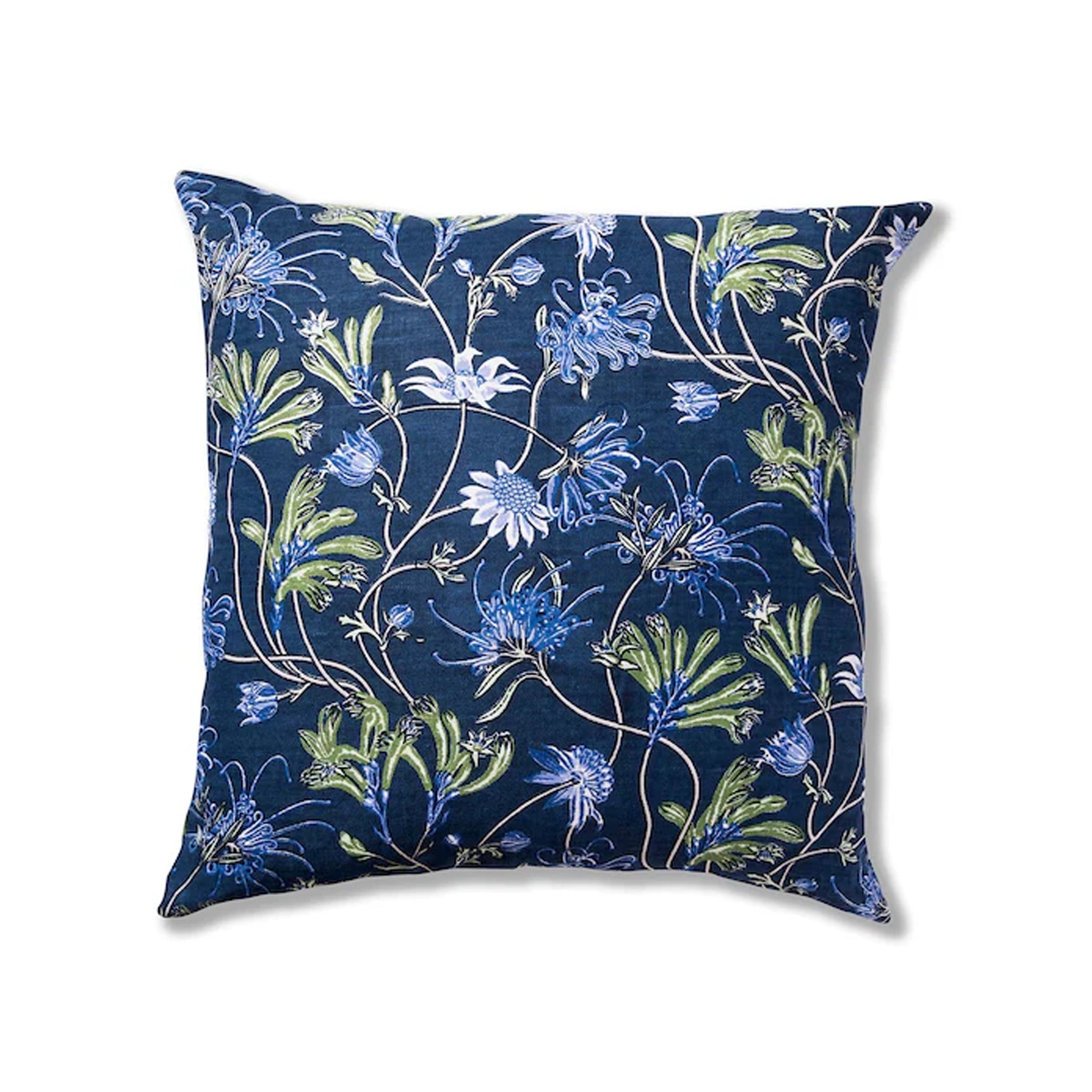 Native Meadow Blue Custom Cushion Cover
