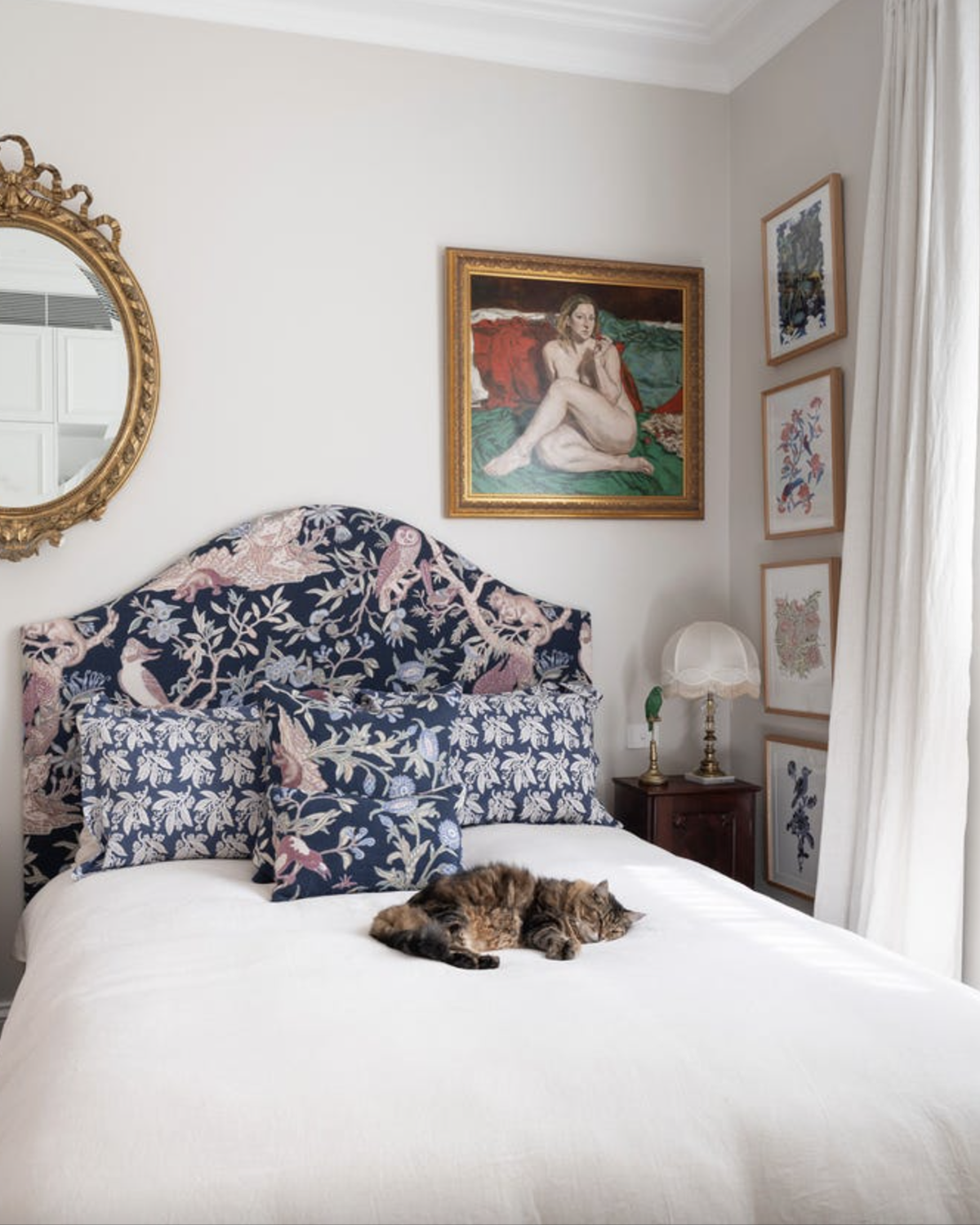 Custom Queen Anne Bedhead