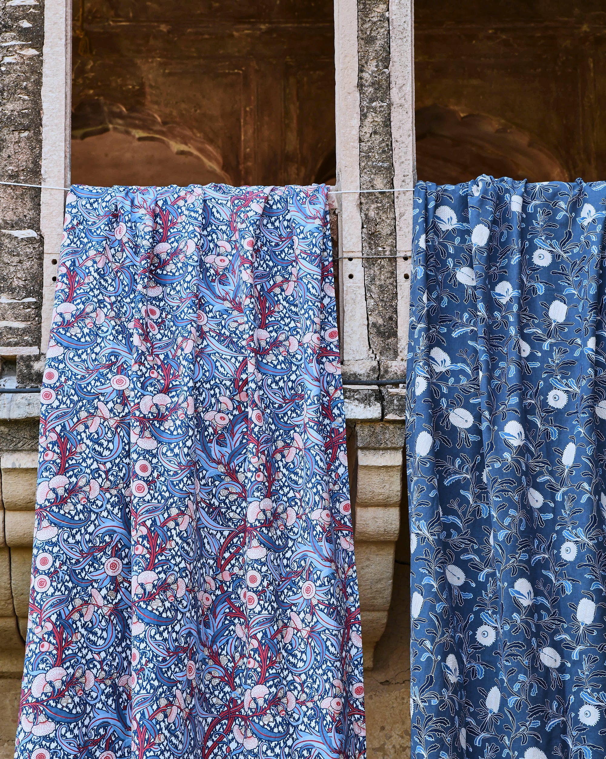 Gum Blue Furnishing Fabric