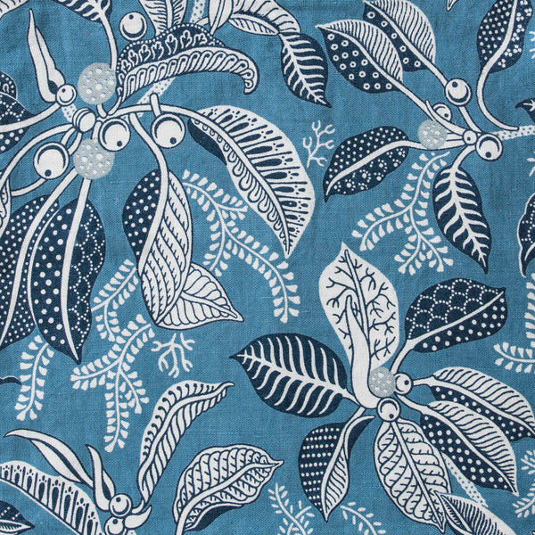 Fig Blue Furnishing Linen - Custom