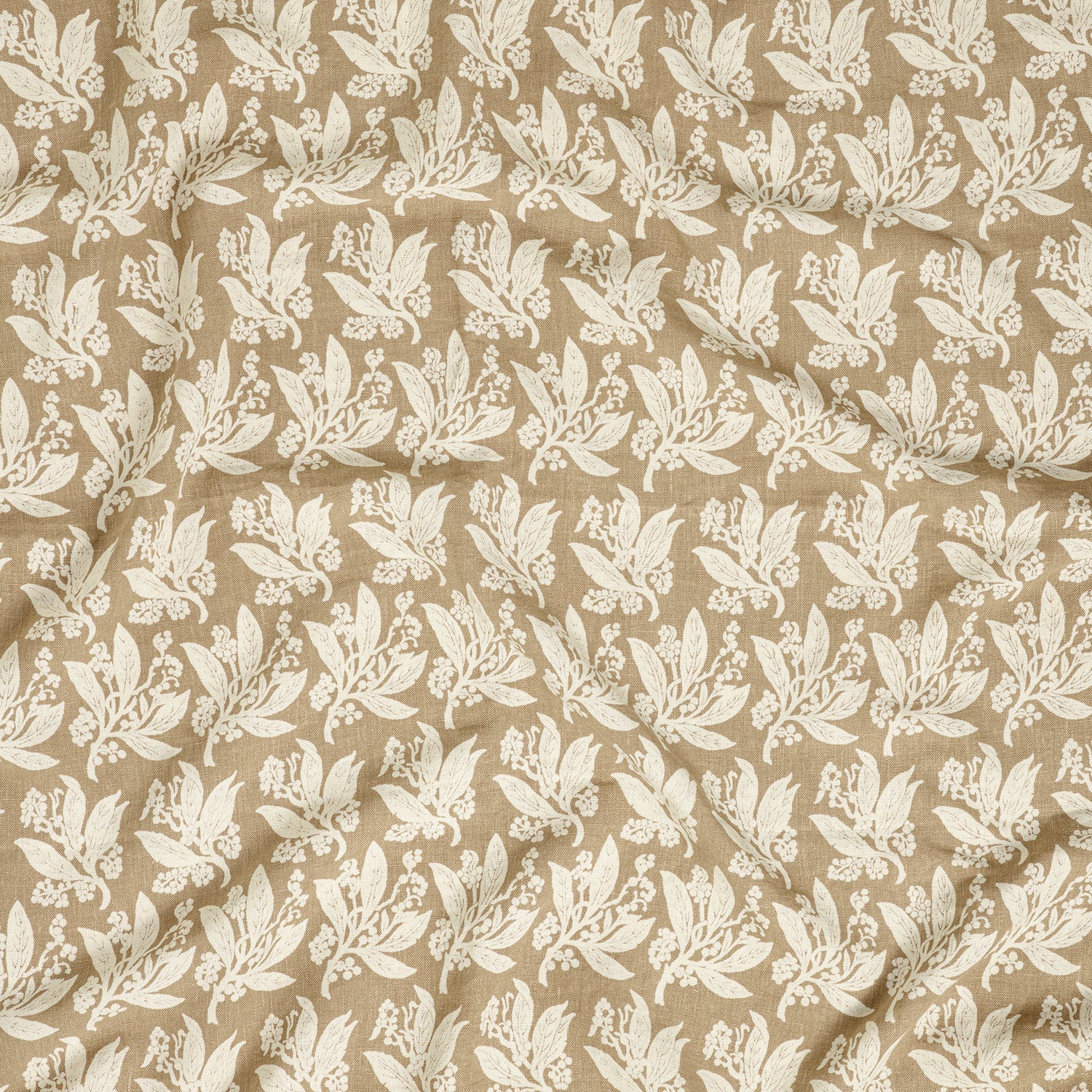 Golden Wattle Oatmeal Furnishing Linen