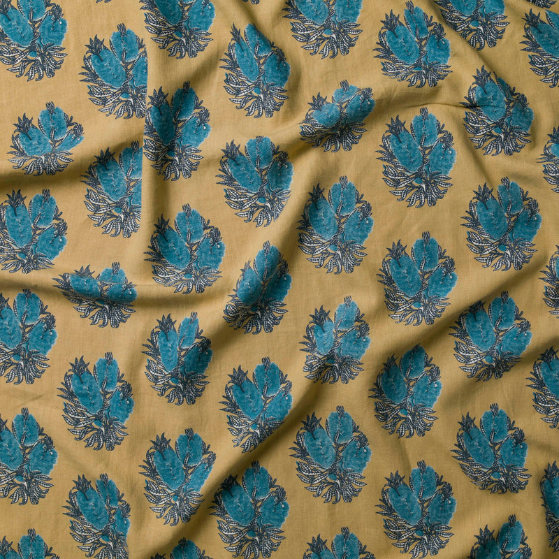 Cameo Taupe Linen Furnishing Fabric