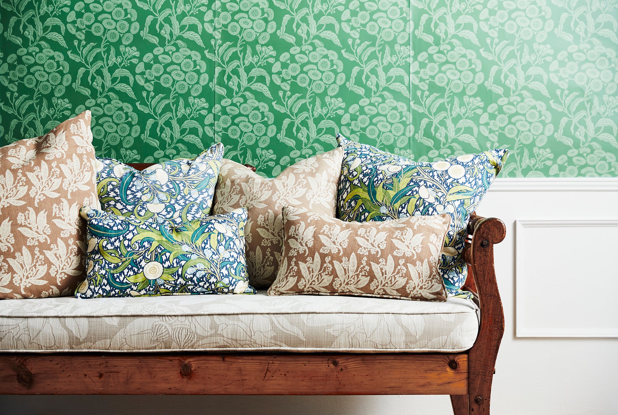 Golden Wattle Oatmeal Large Cushion Cover