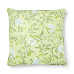 Silver Banksia Green Cotton Linen 50x50  Cushion Cover