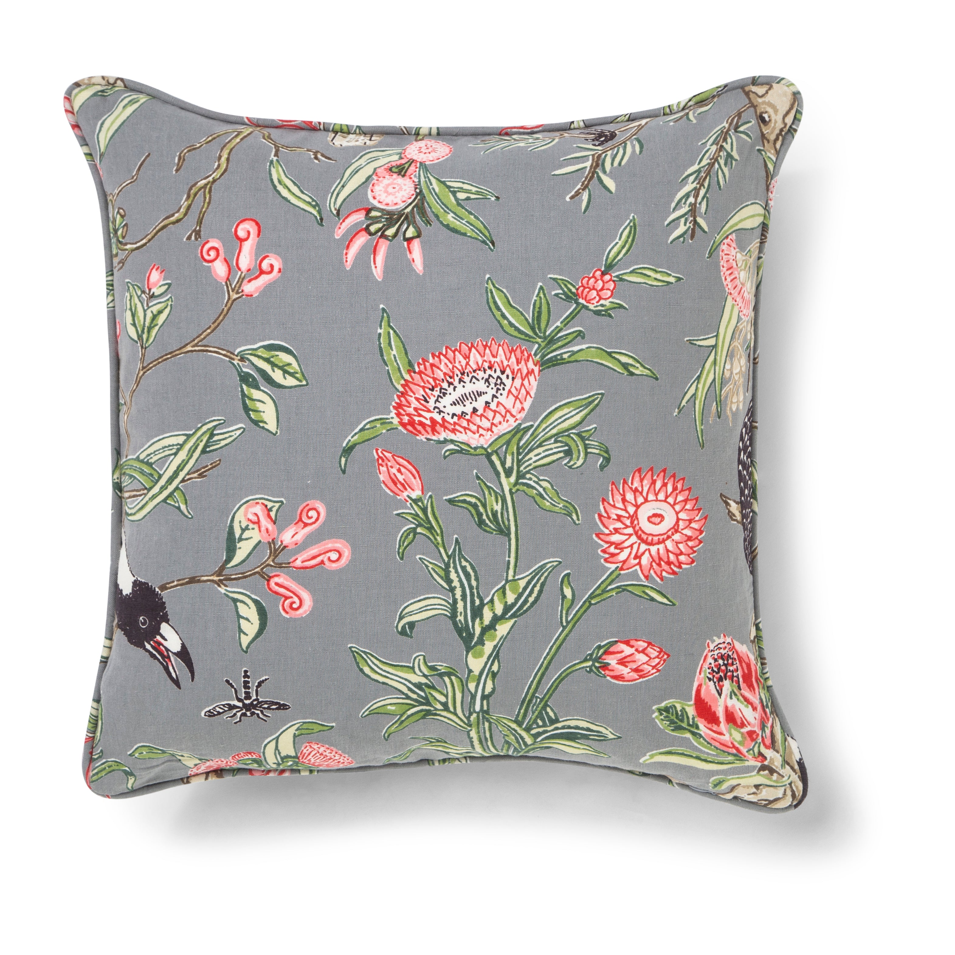 Tree of Life Earth Grey Medium Cushion Cover