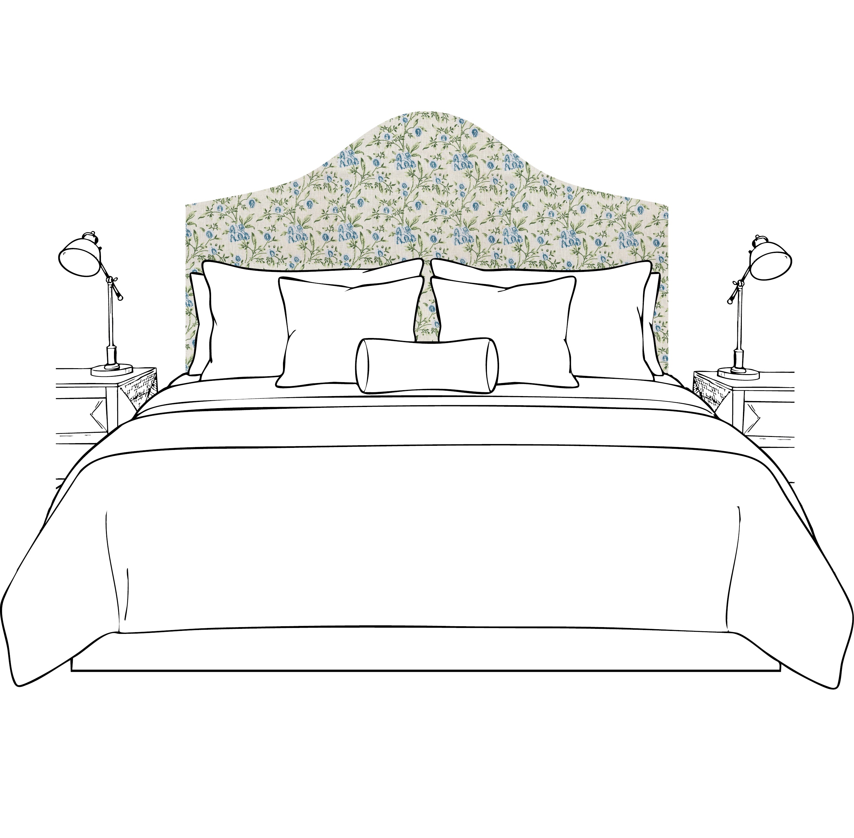 pea flower blue