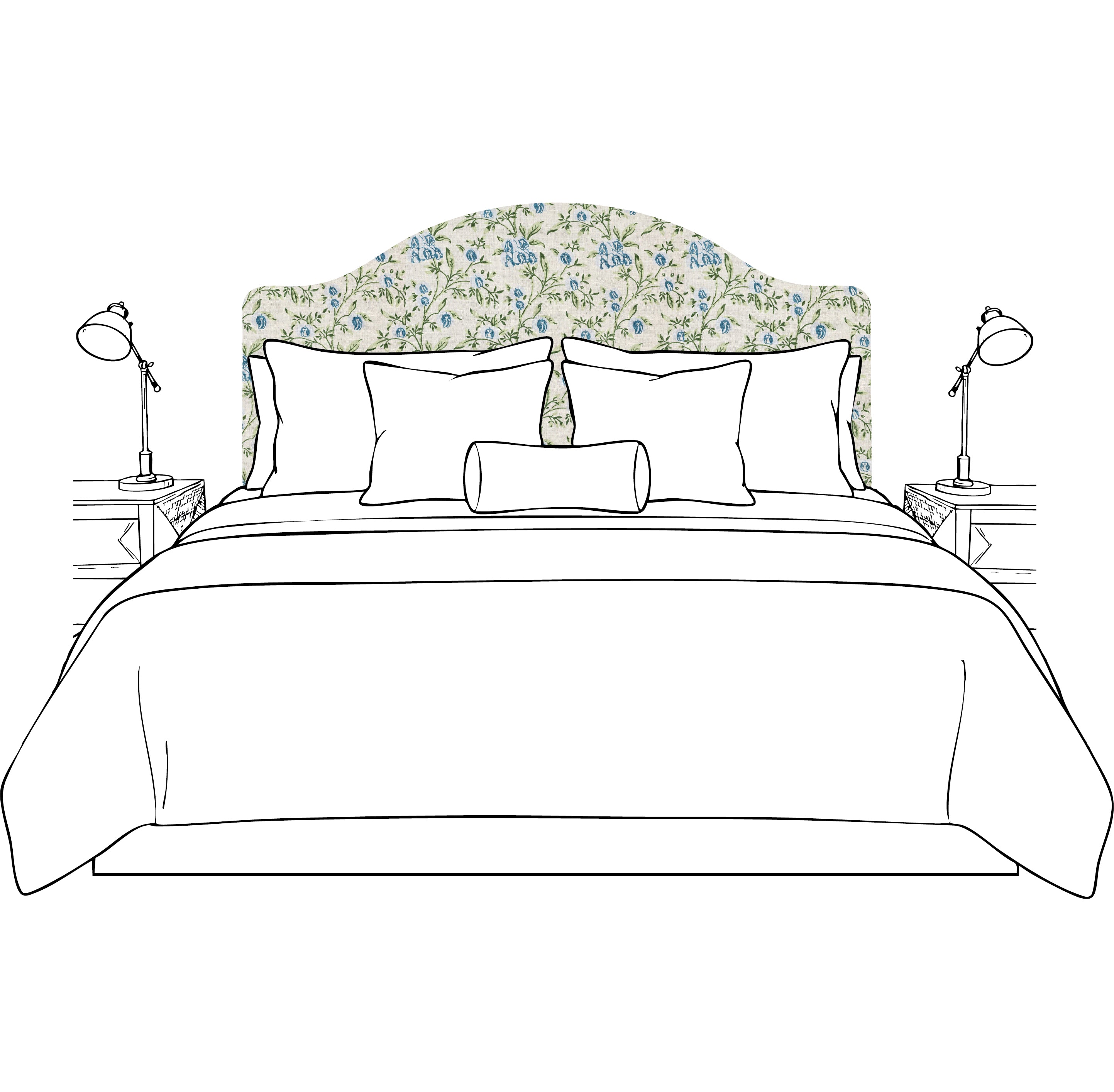 pea flower blue