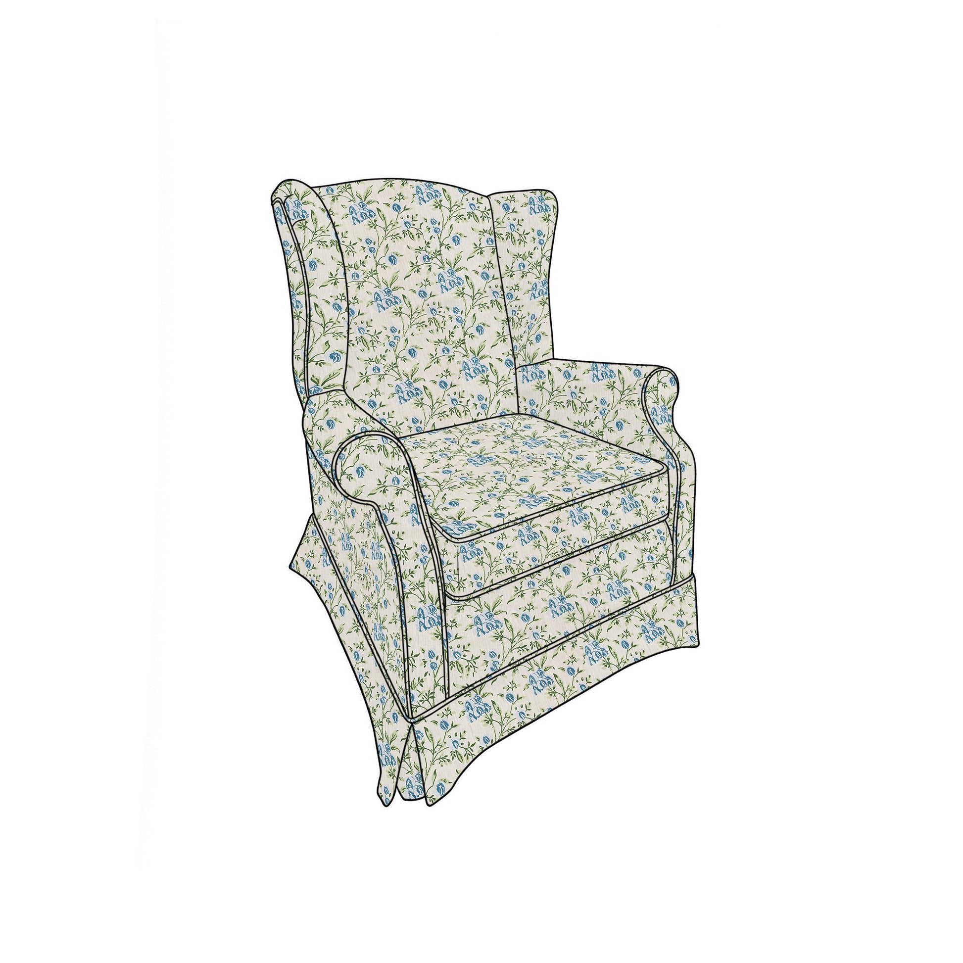 pea flower blue