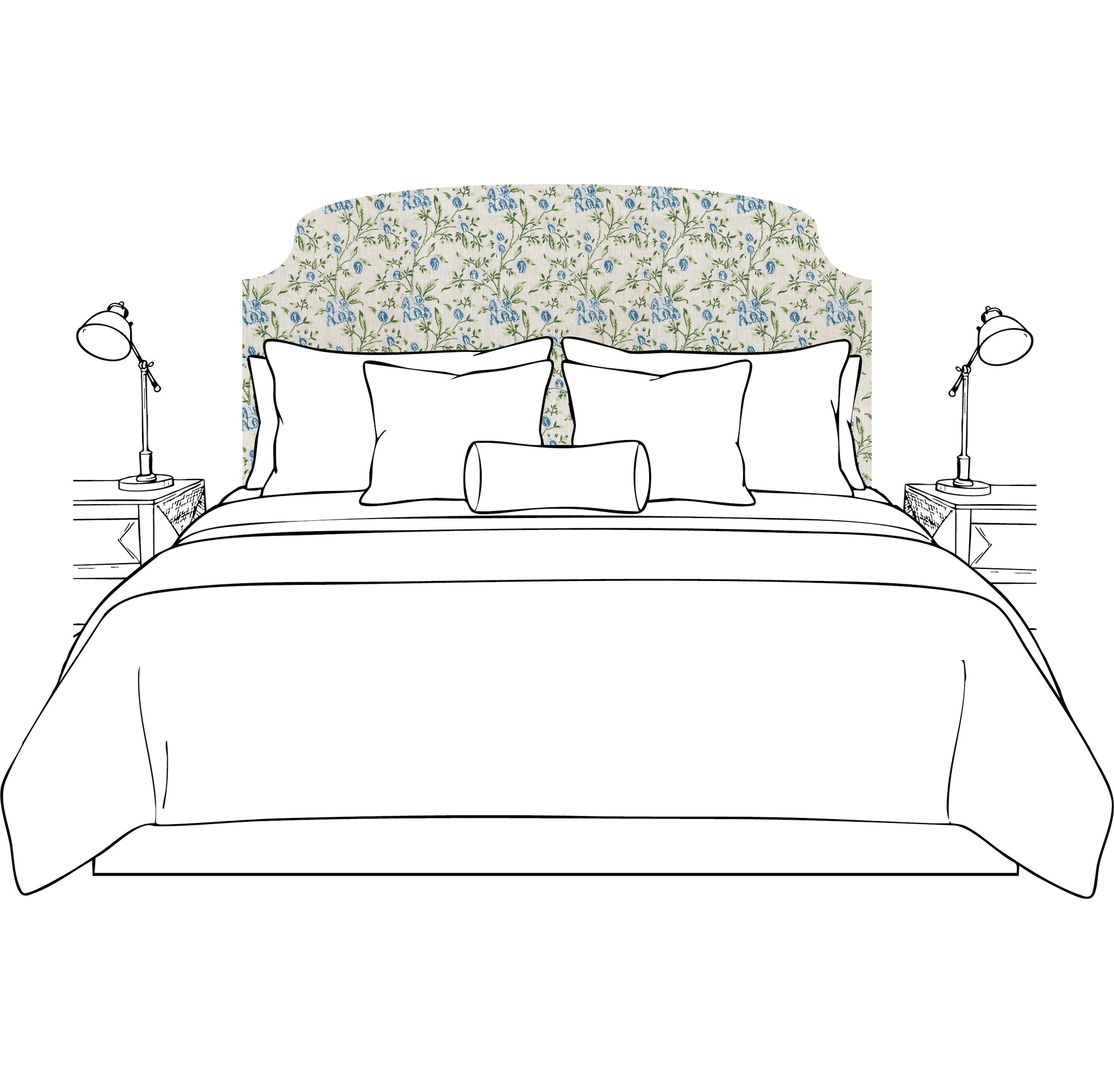 pea flower blue