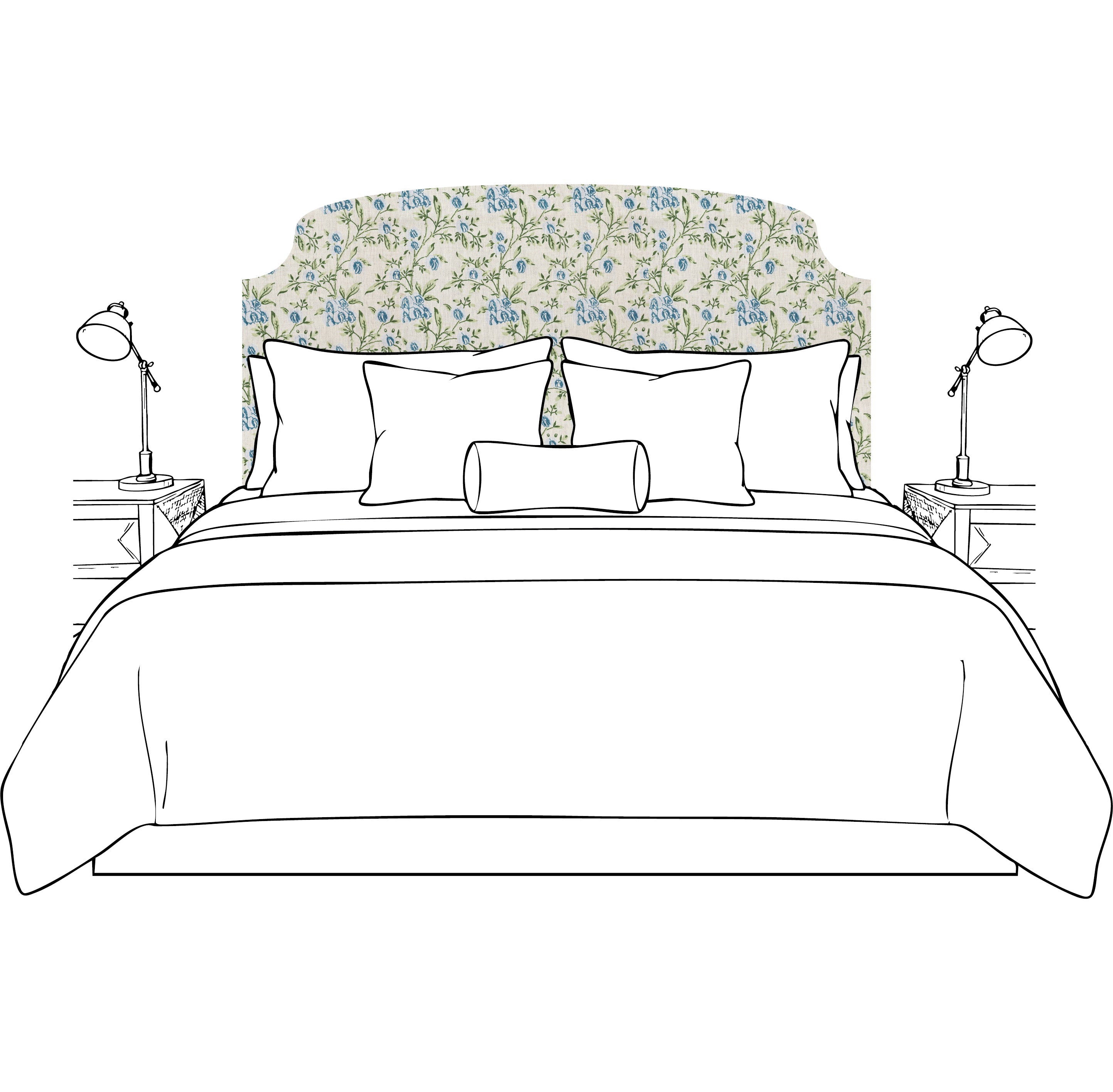 pea flower blue