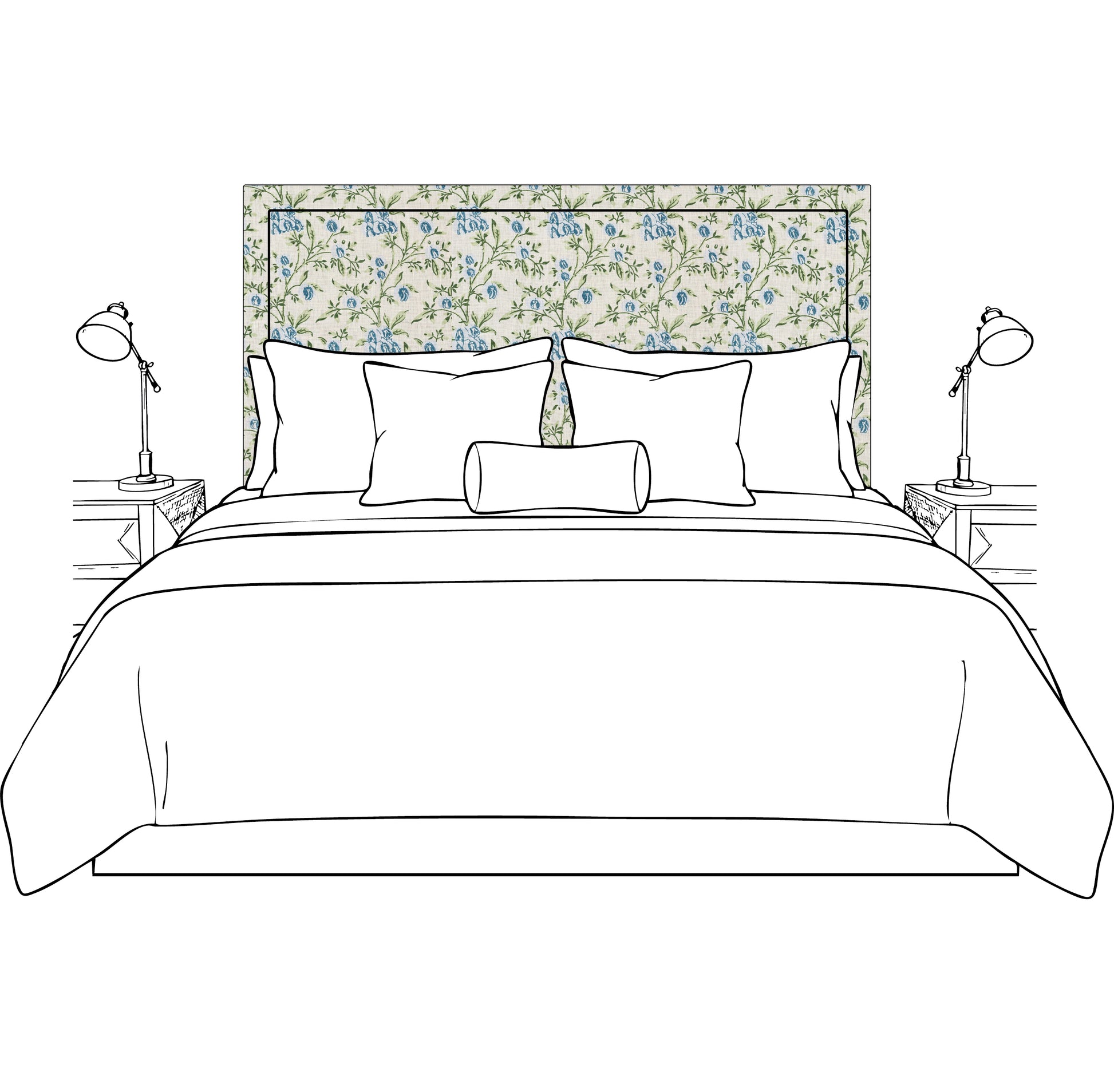 pea flower blue
