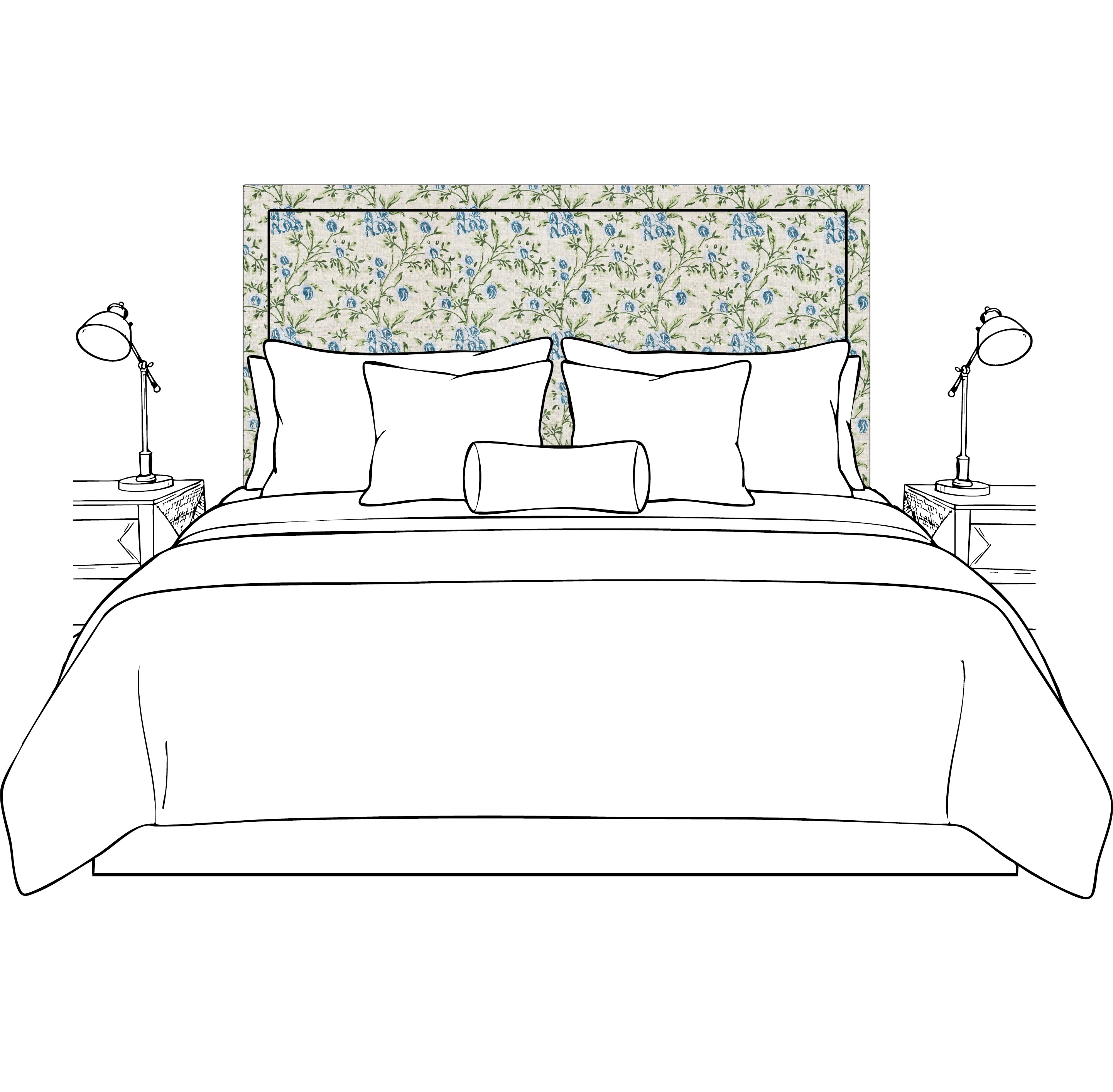 pea flower blue