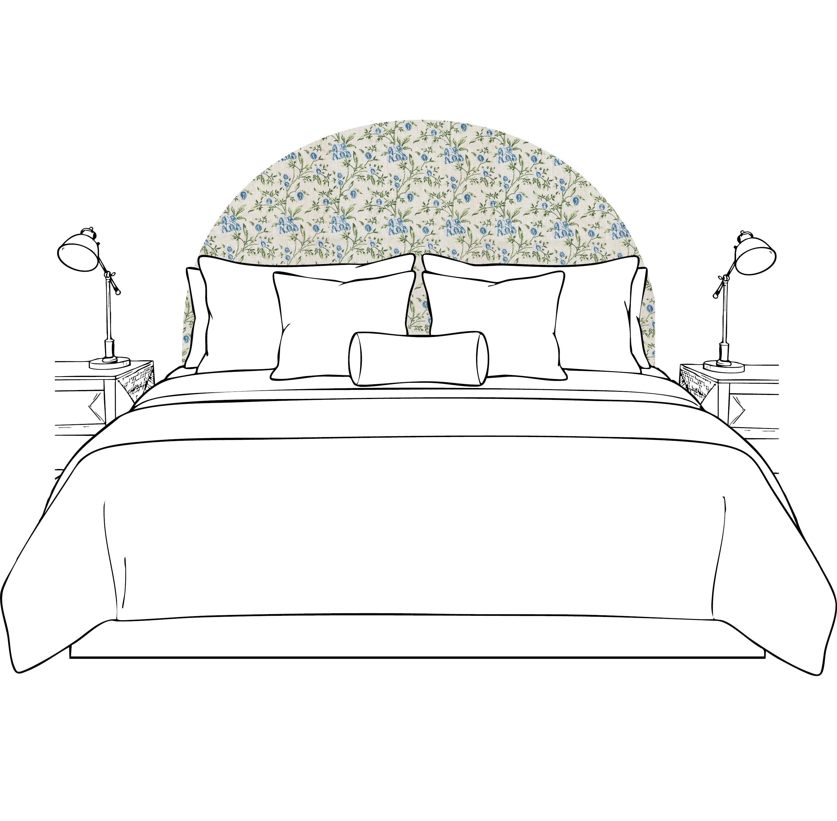 pea flower blue