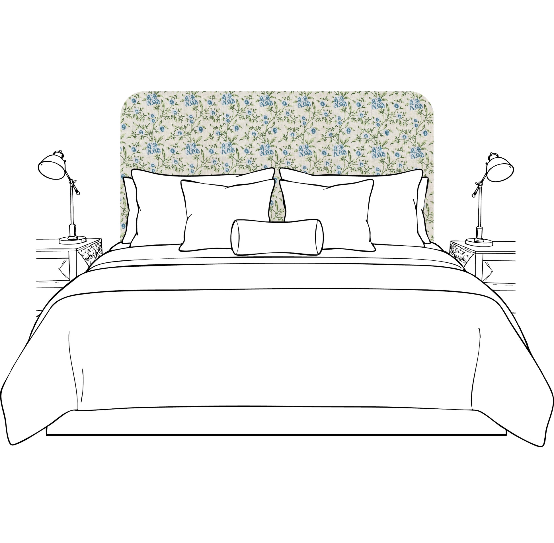 pea flower blue