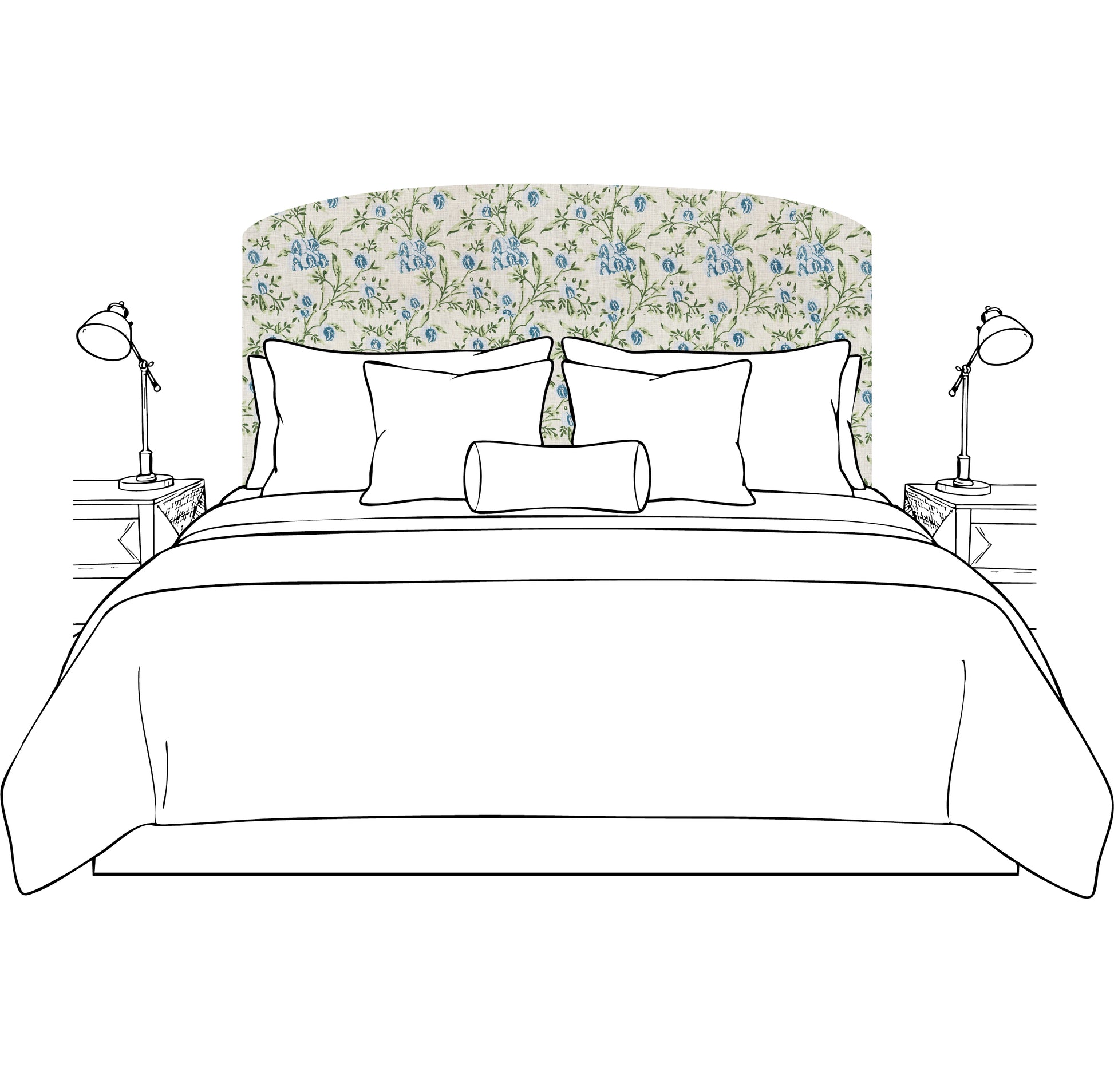 pea flower blue