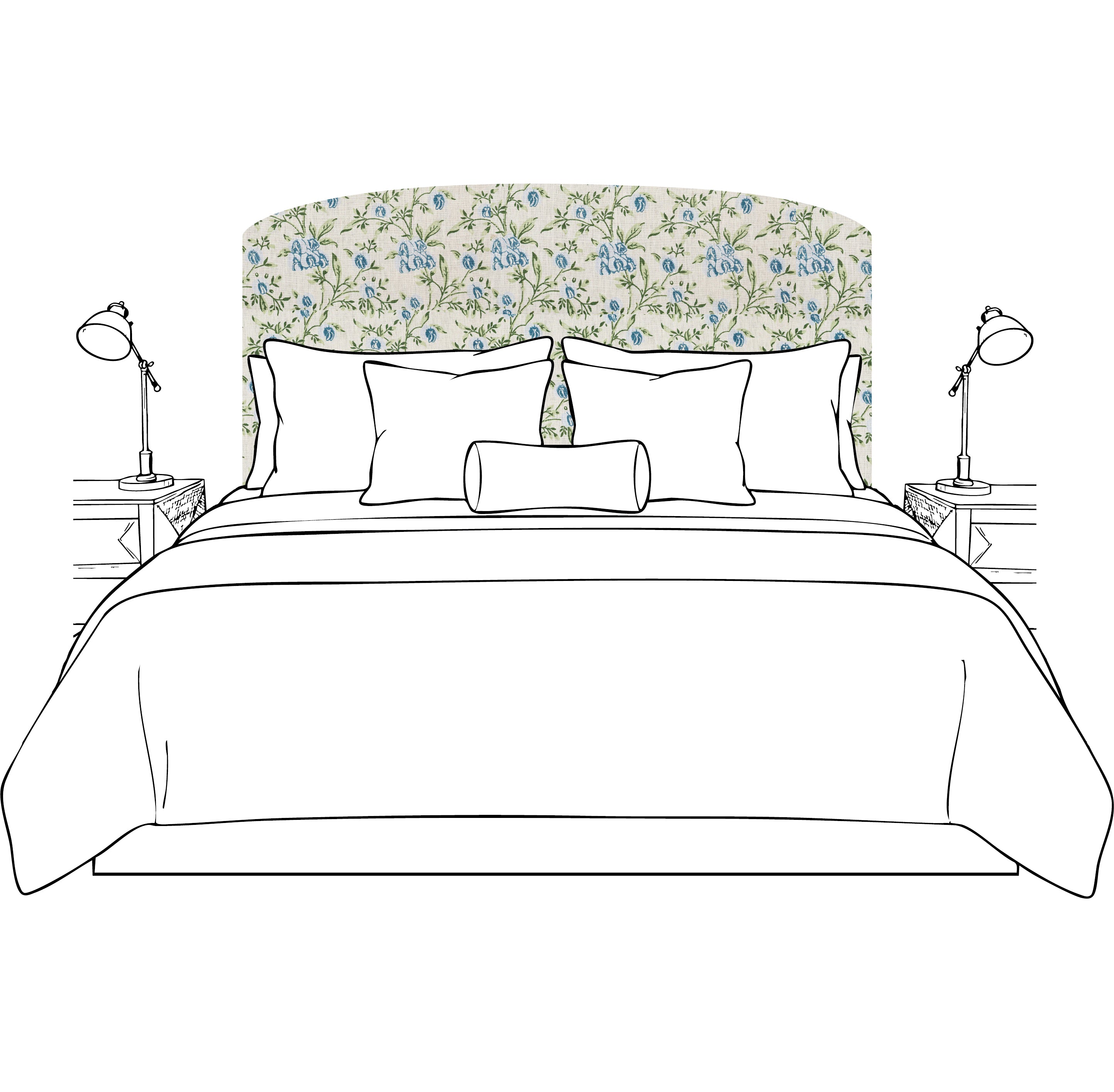pea flower blue