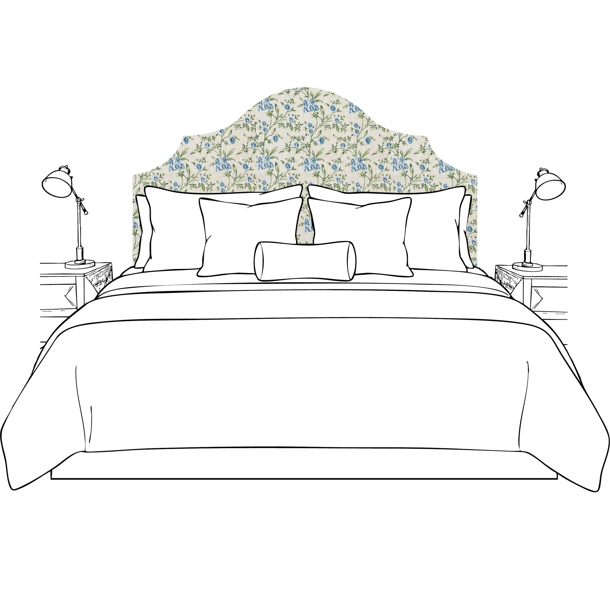 pea flower blue