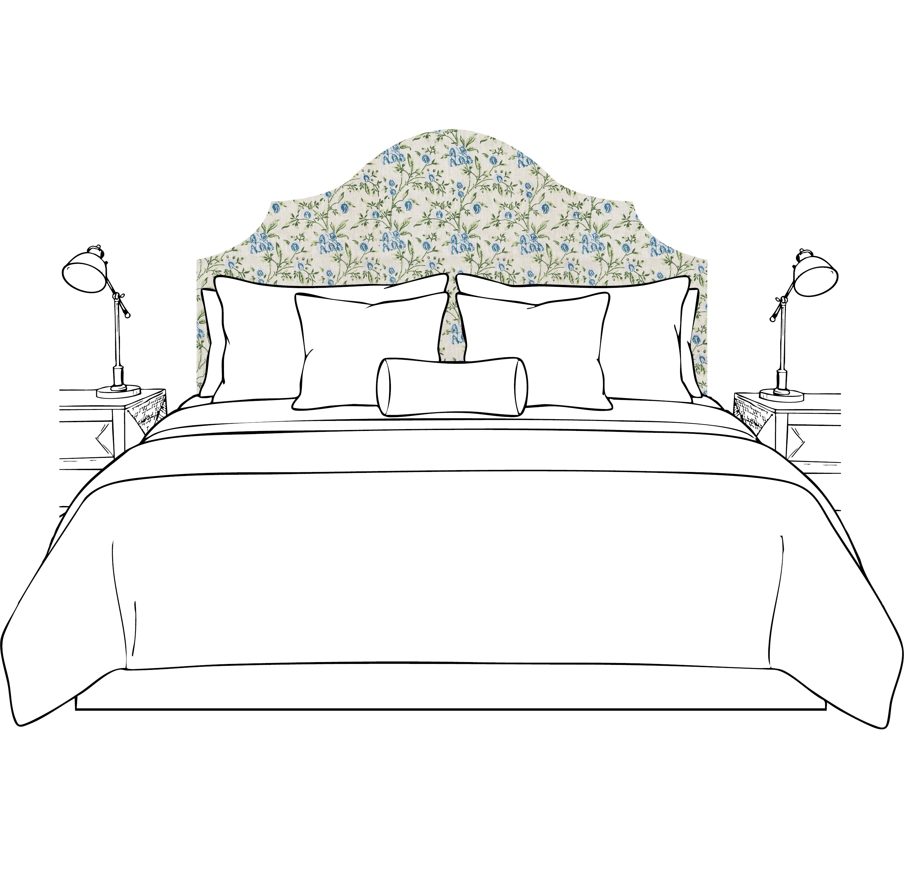 pea flower blue