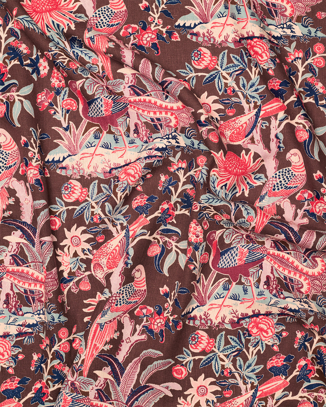 Arcadia Mocha Furnishing Linen