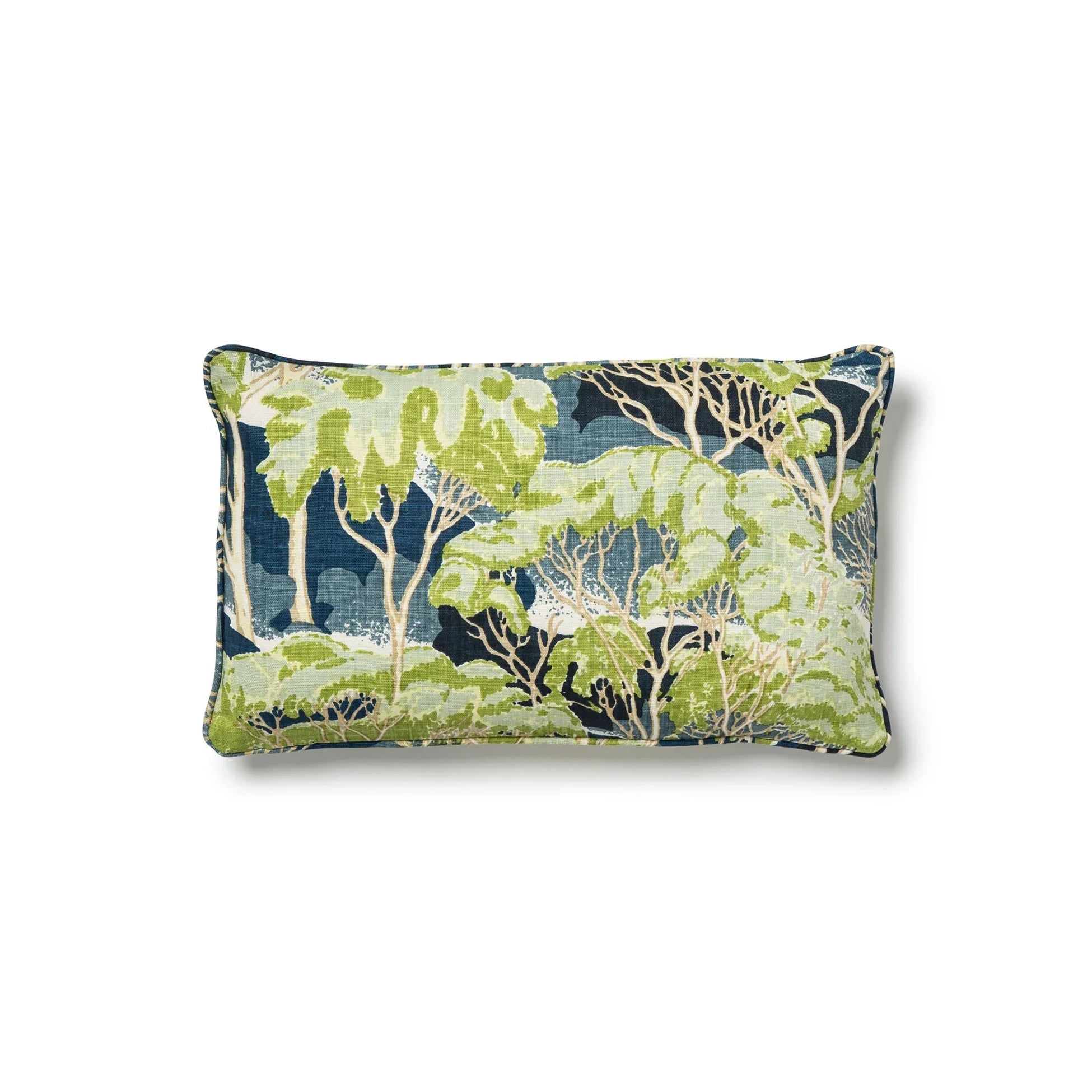 Trees Blue Custom Cushion Cover
