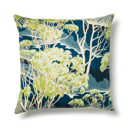 Trees Blue Custom Cushion Cover