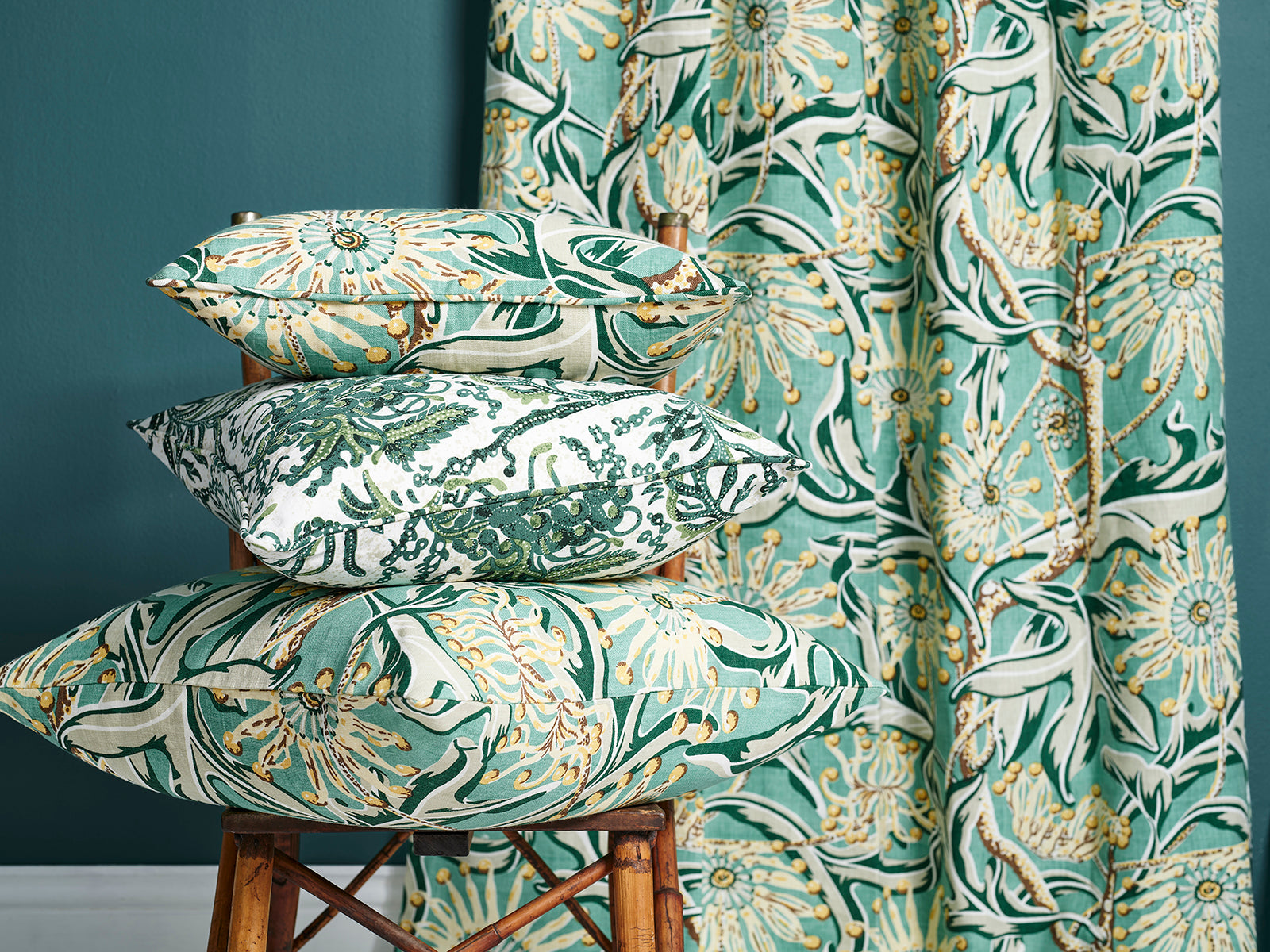 Firewheel Garden Bolster Cushion Cover
