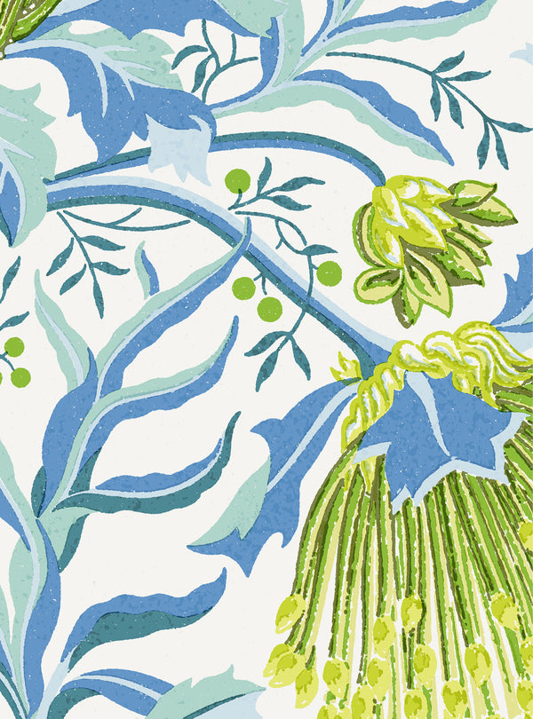 Matchstick Banksia Green Wallpaper Swatch