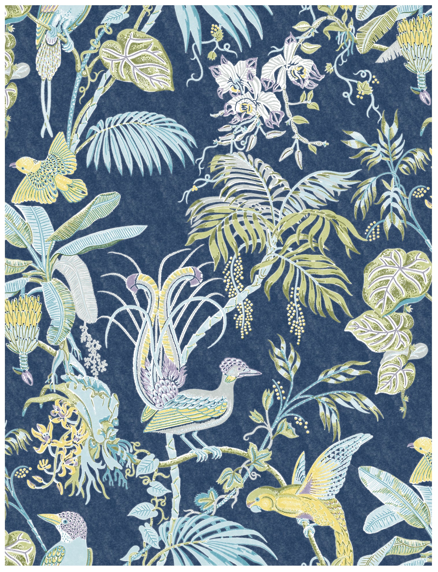Paradise Blue Wallpaper