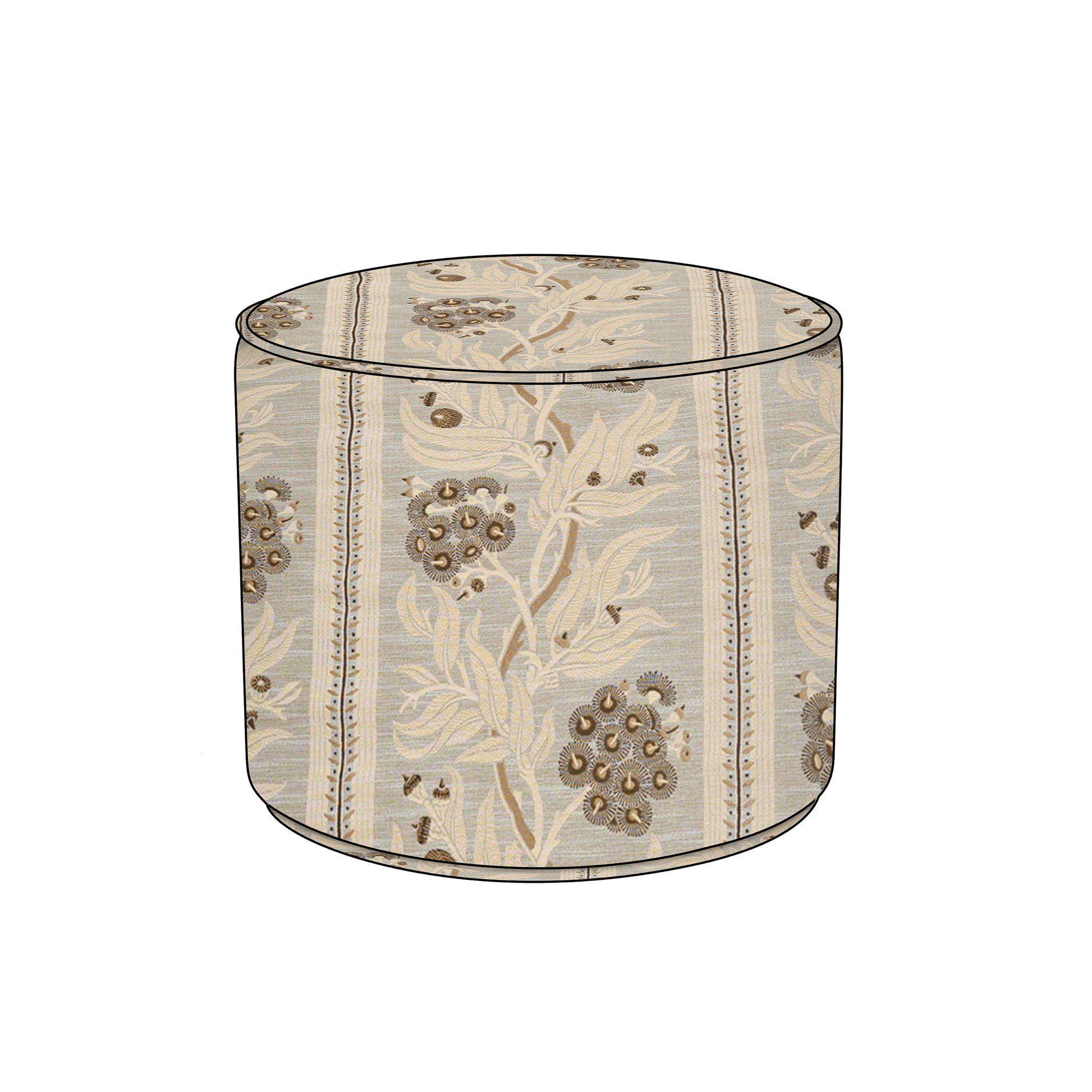 gum blossom stripe natural