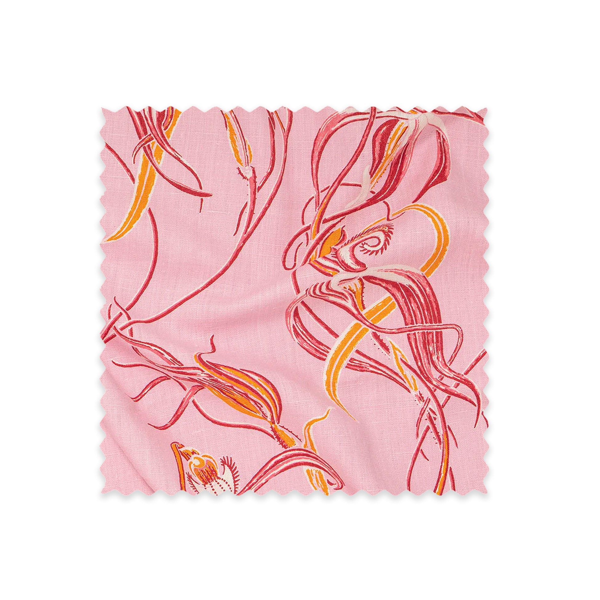 Native Orchid Pink Linen Swatch