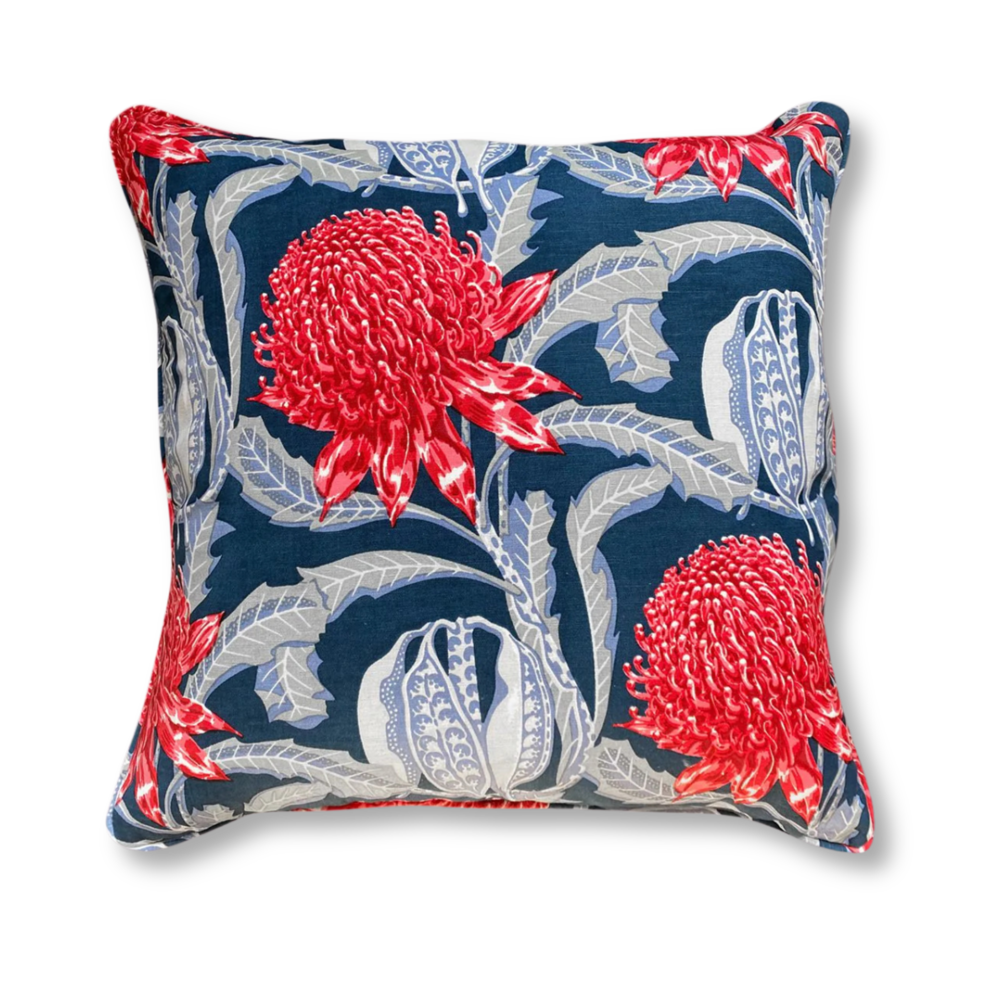 State of Waratah Heritage Heavyweight Medium Cushion Cover