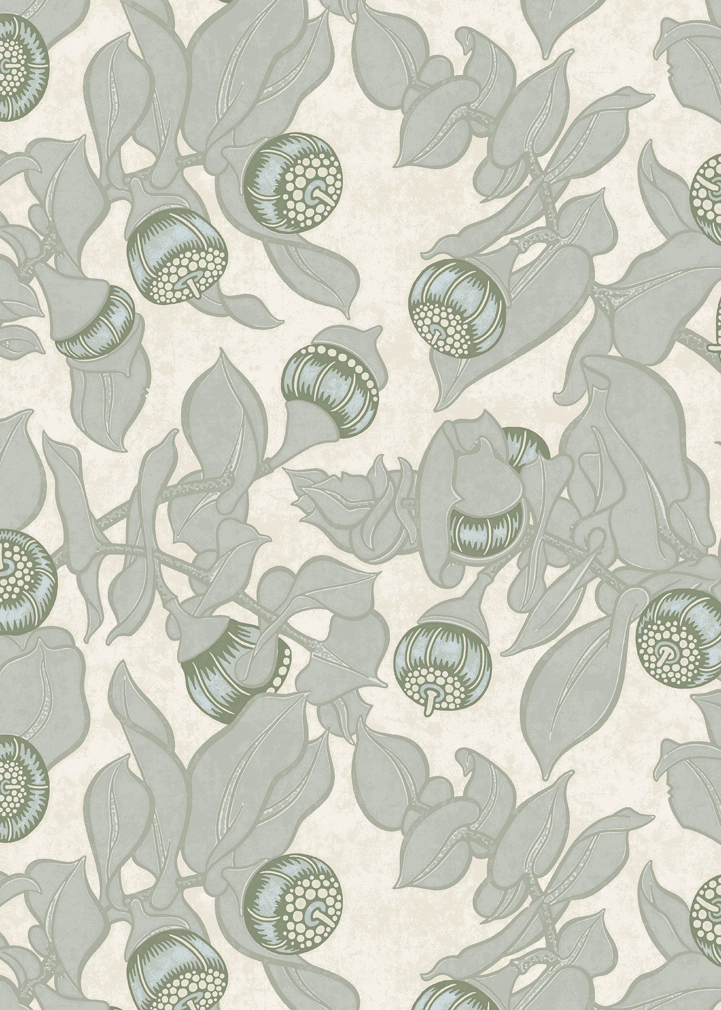 Utopia Goods Green wallpaper print - Portrait image-Botanical floral wallpaper-Mottlecah Green