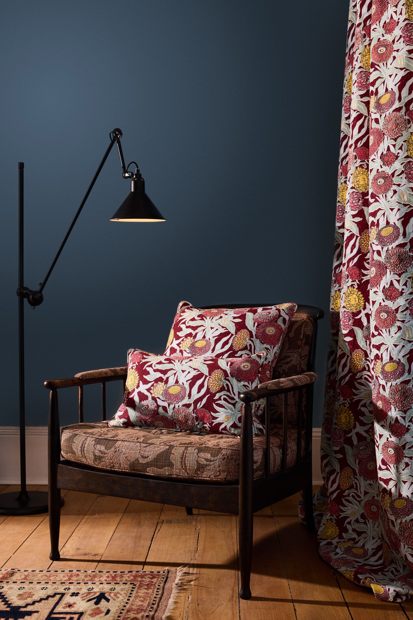 Everlasting Claret Bolster Cushion Cover