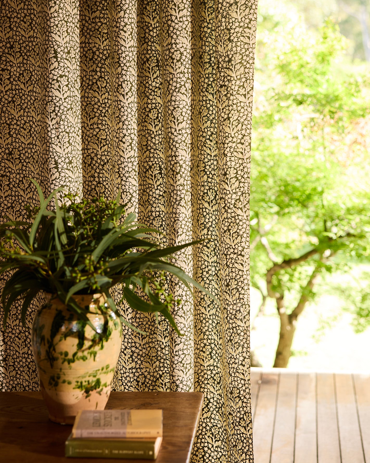 Acacia Olive Furnishing Linen