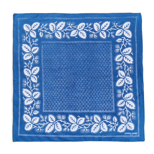 Gum Navy Cotton Bandana