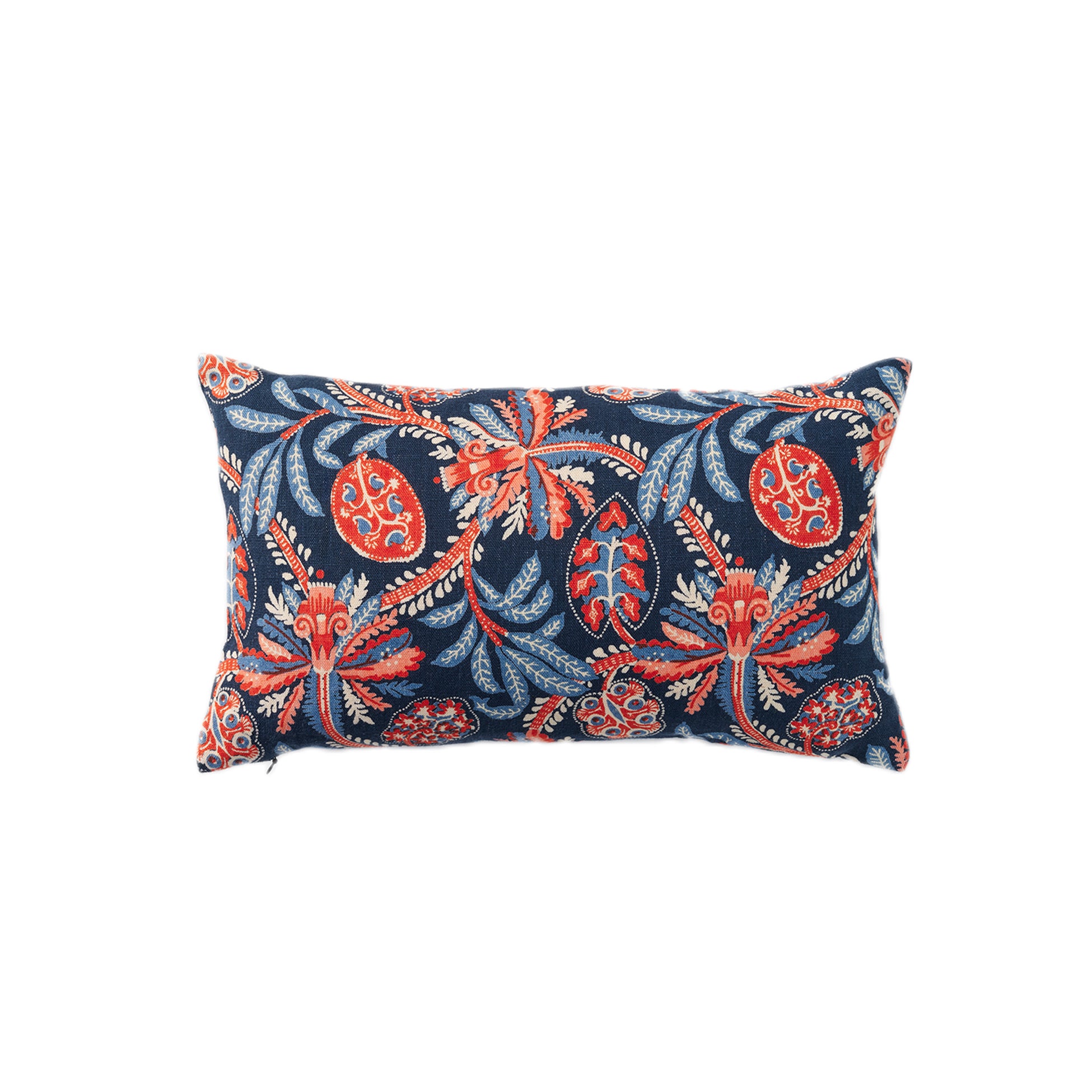Honeyflower Indigo Bolster Cushion Cover